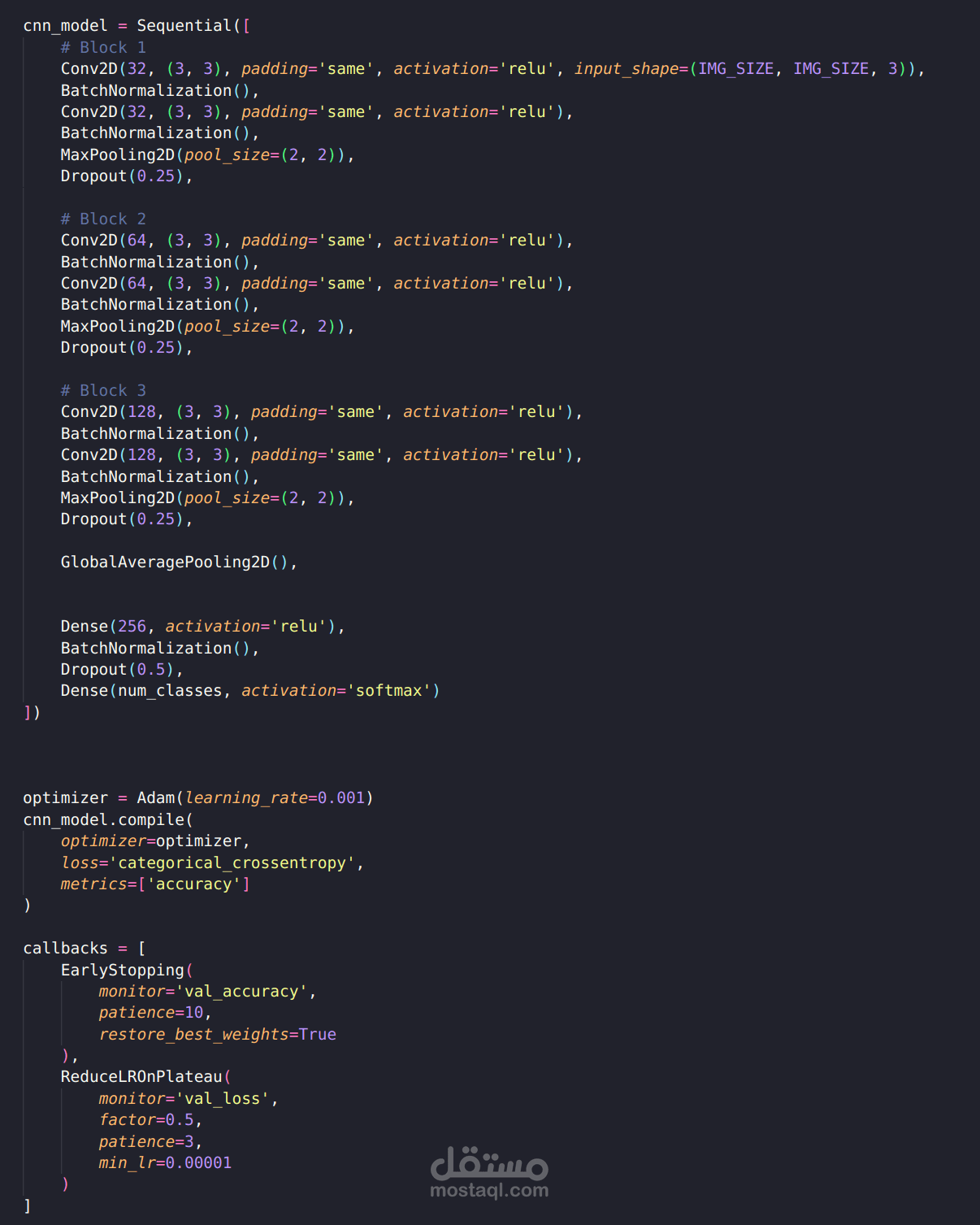 Arabic Sign language Recognition model