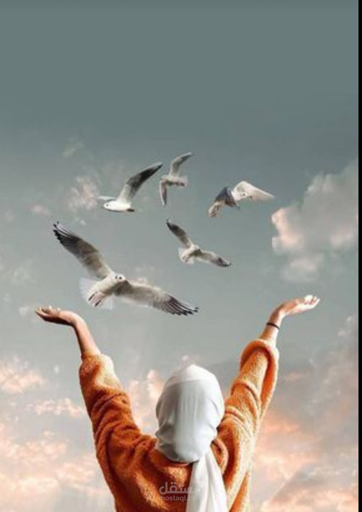 كتابة قصة قصيرة باللغة العربية (عصفور وبنفسج ونجمة)