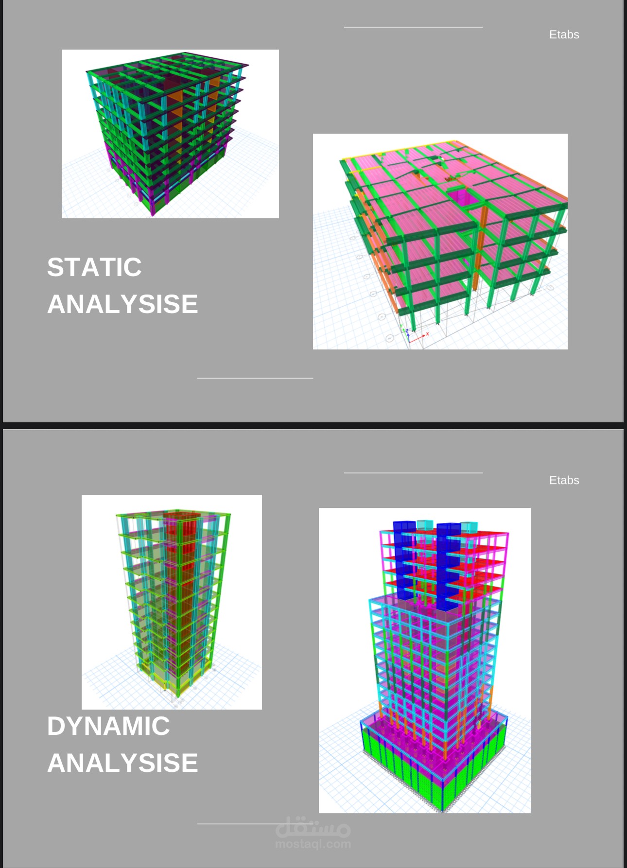 MODELING ETABS/SAFE/RAM CONCEPT/REVIT