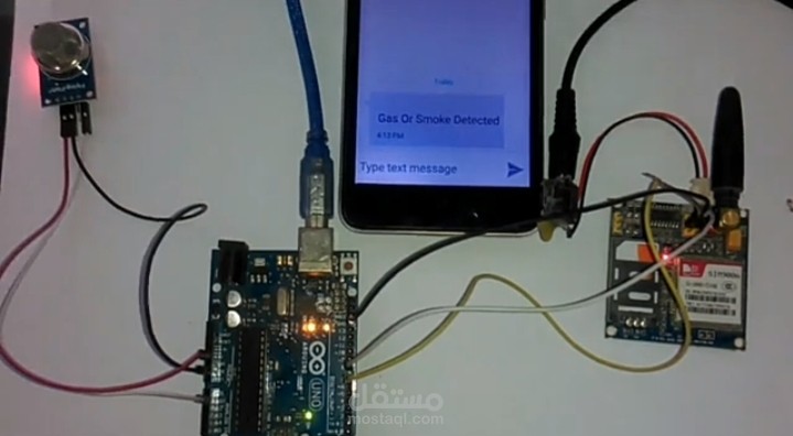 تصميم وتنفيذ نظام إنذار ذكي ضد تسرب الغاز باستخدام Arduino