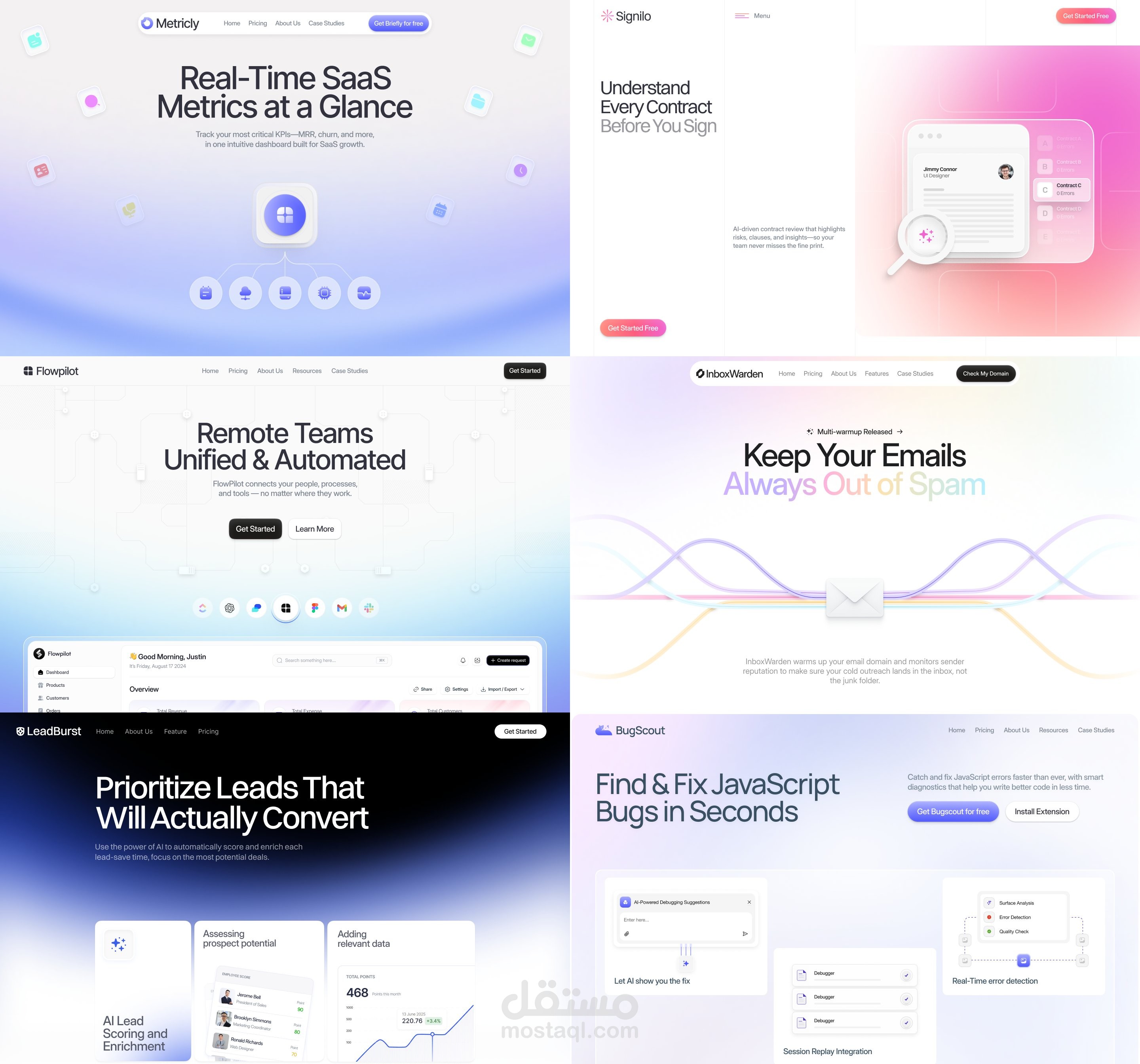 9 hero section design