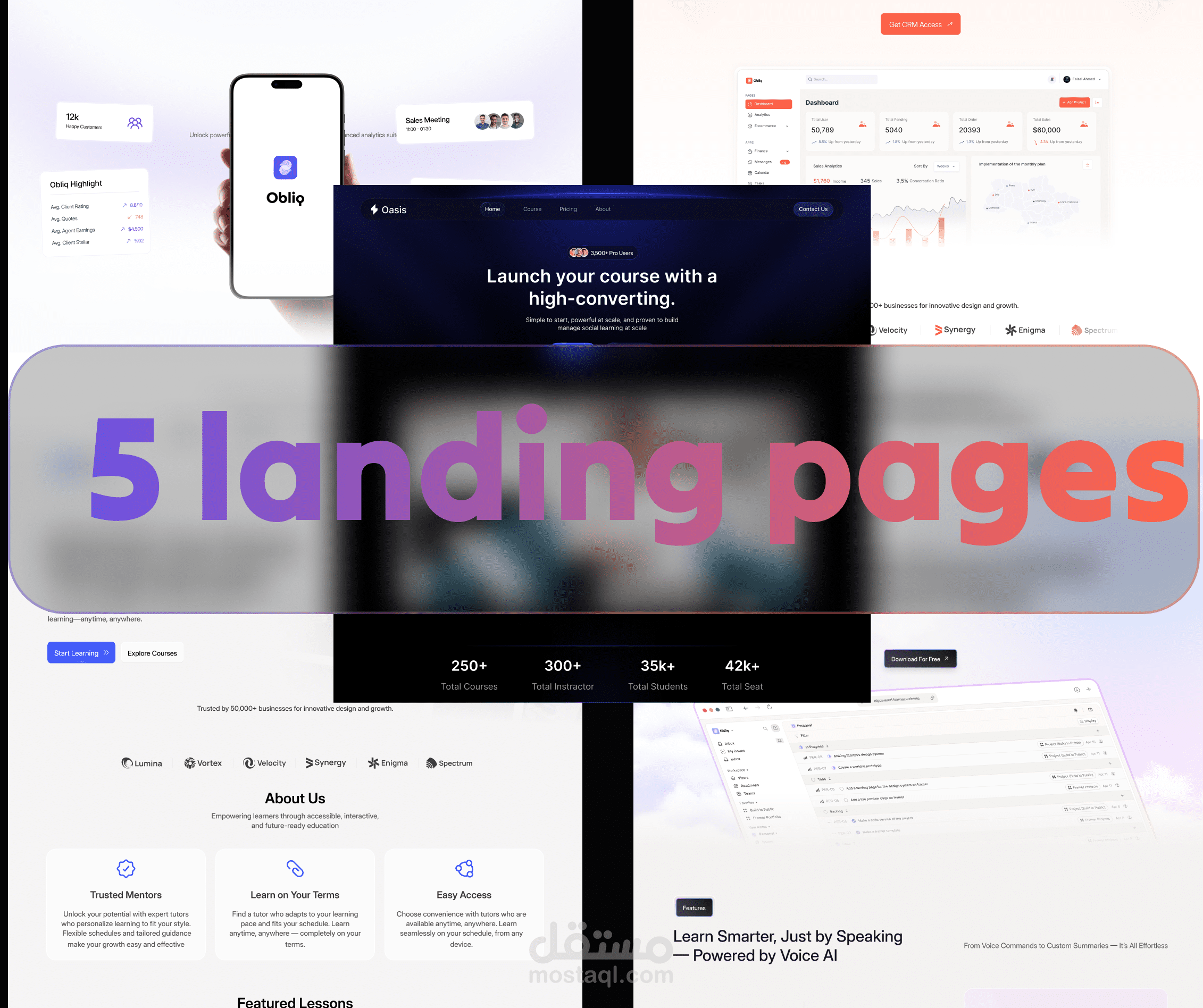 5 landing pages
