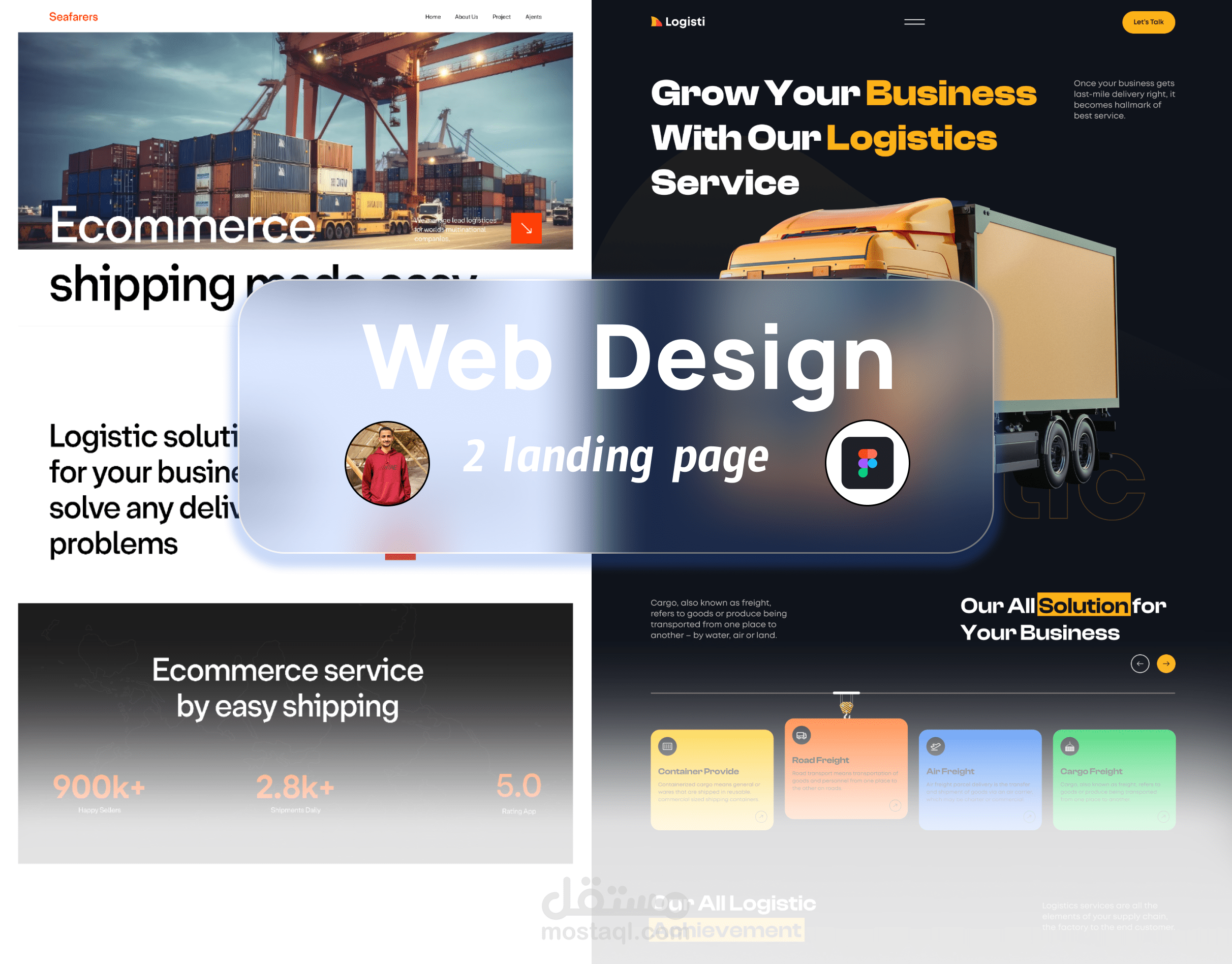 Logistics Landing page