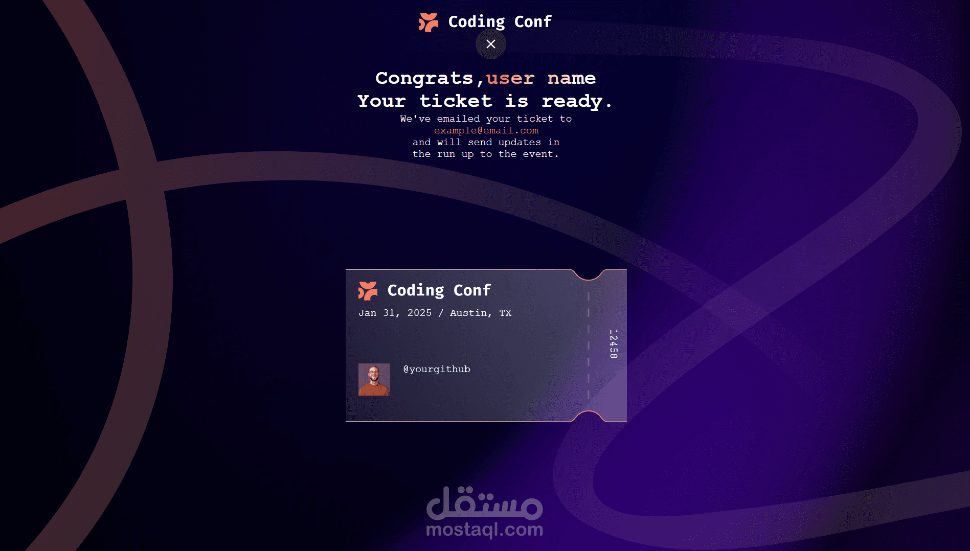 conference-ticket-generator