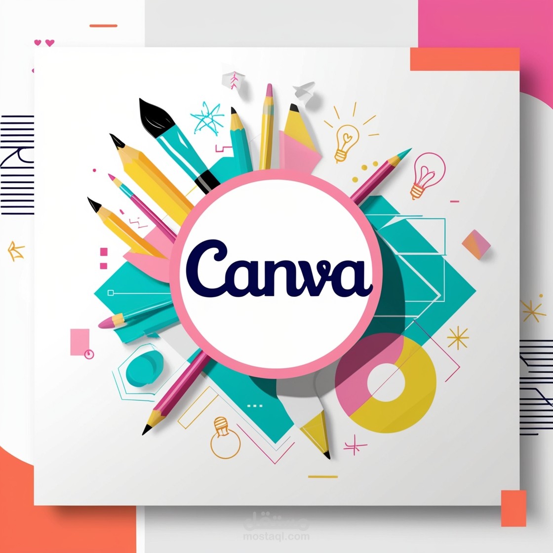تصميم بوستات وعروض تقديمية وكروت احترافية باستخدام Canva