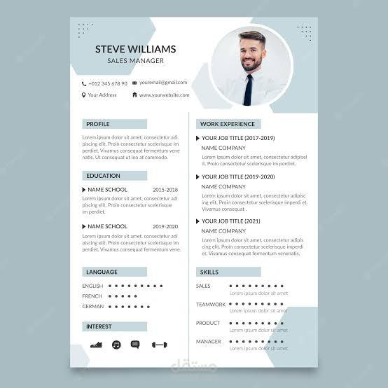موقع تعريفي او cv لشخص او مؤسسة