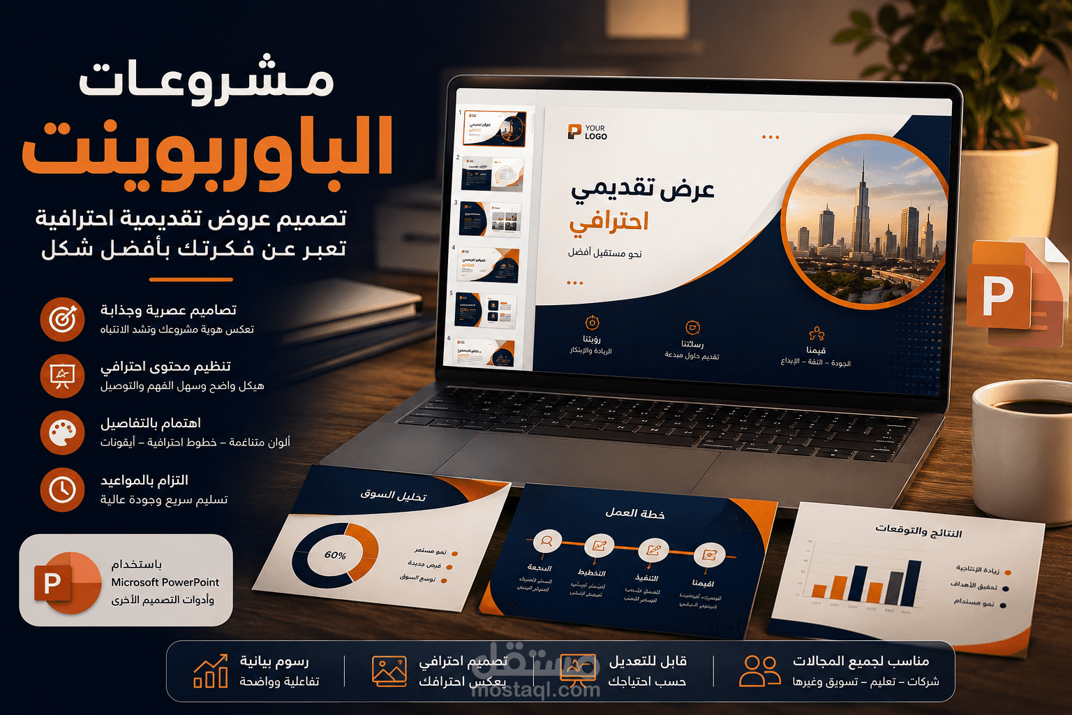 powerpoint and Infographic