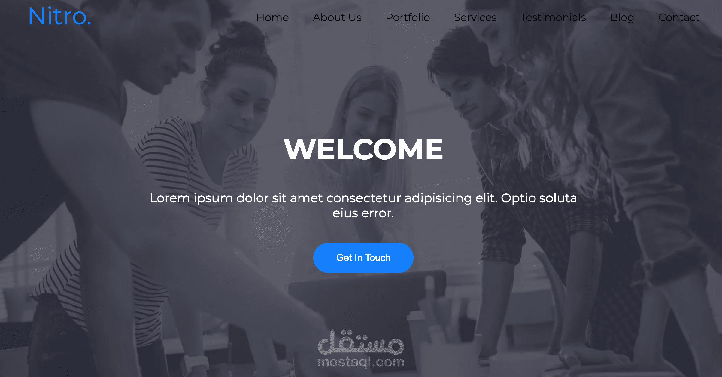 Nitro – موقع أعمال عصري وسريع لتجربة مستخدم متميزة