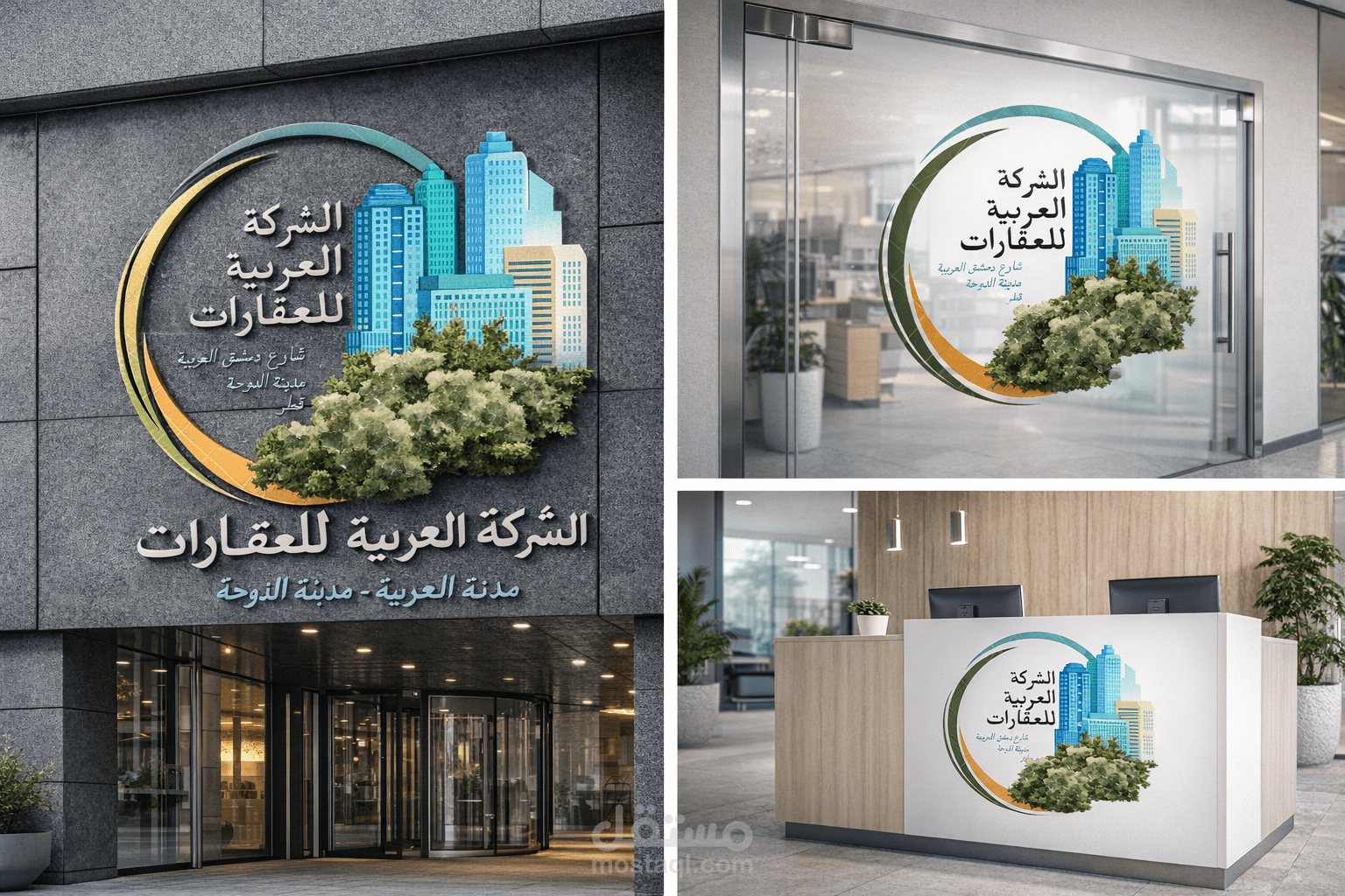 لوقو لشركة العربية  العالمية  للعقارات