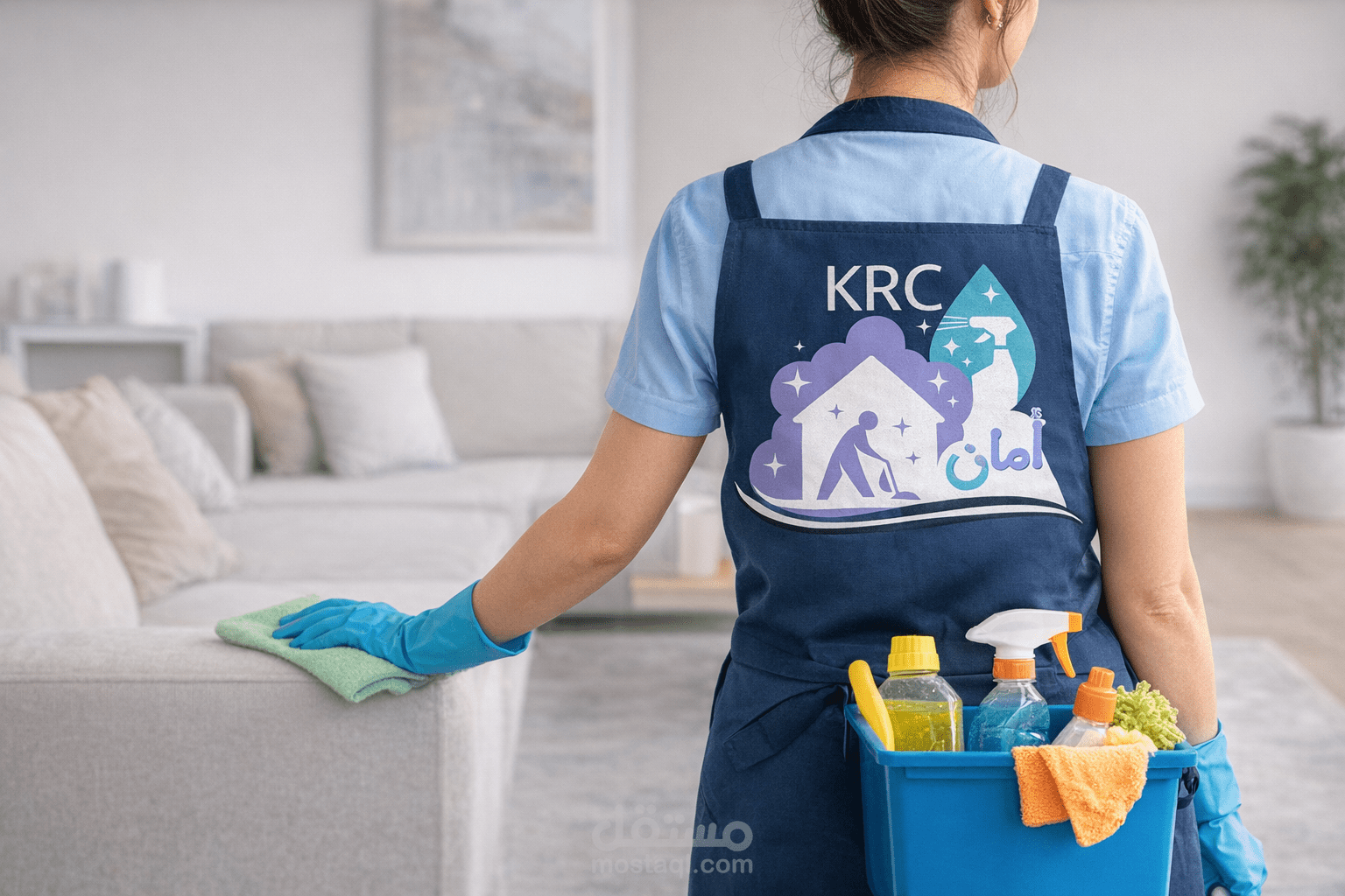 شعار شركة نظافة KRC