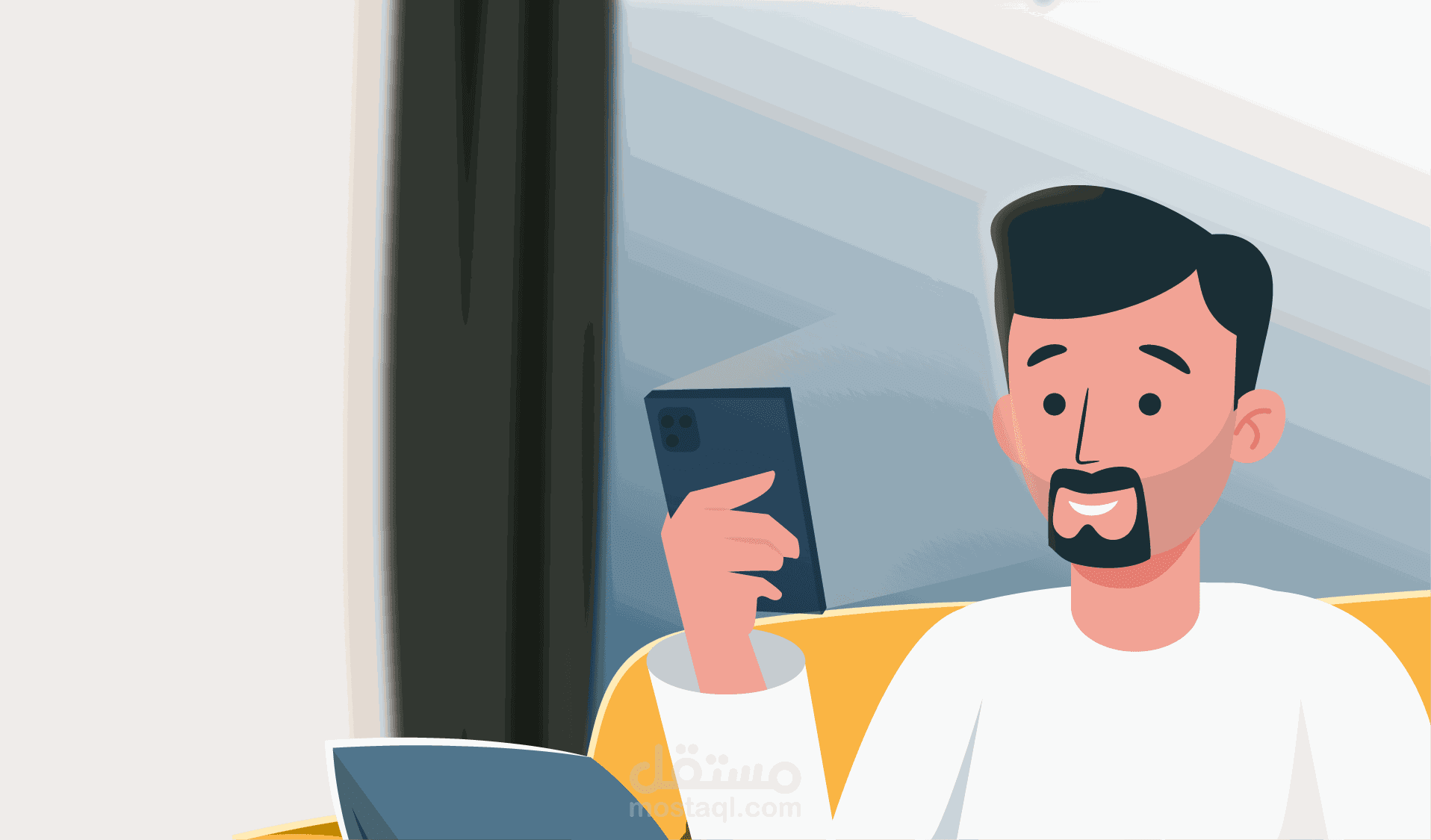 مشاهد موشن لتطبيق توصيل