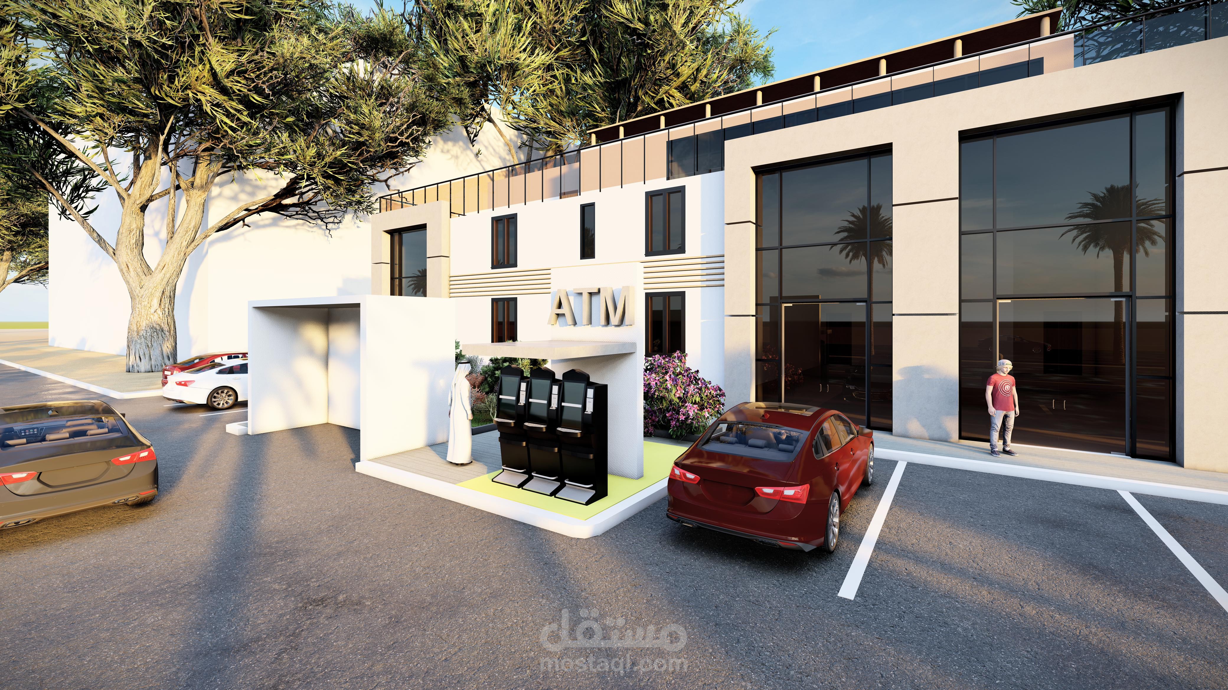 واجهة محلات تجارية بالسعودية