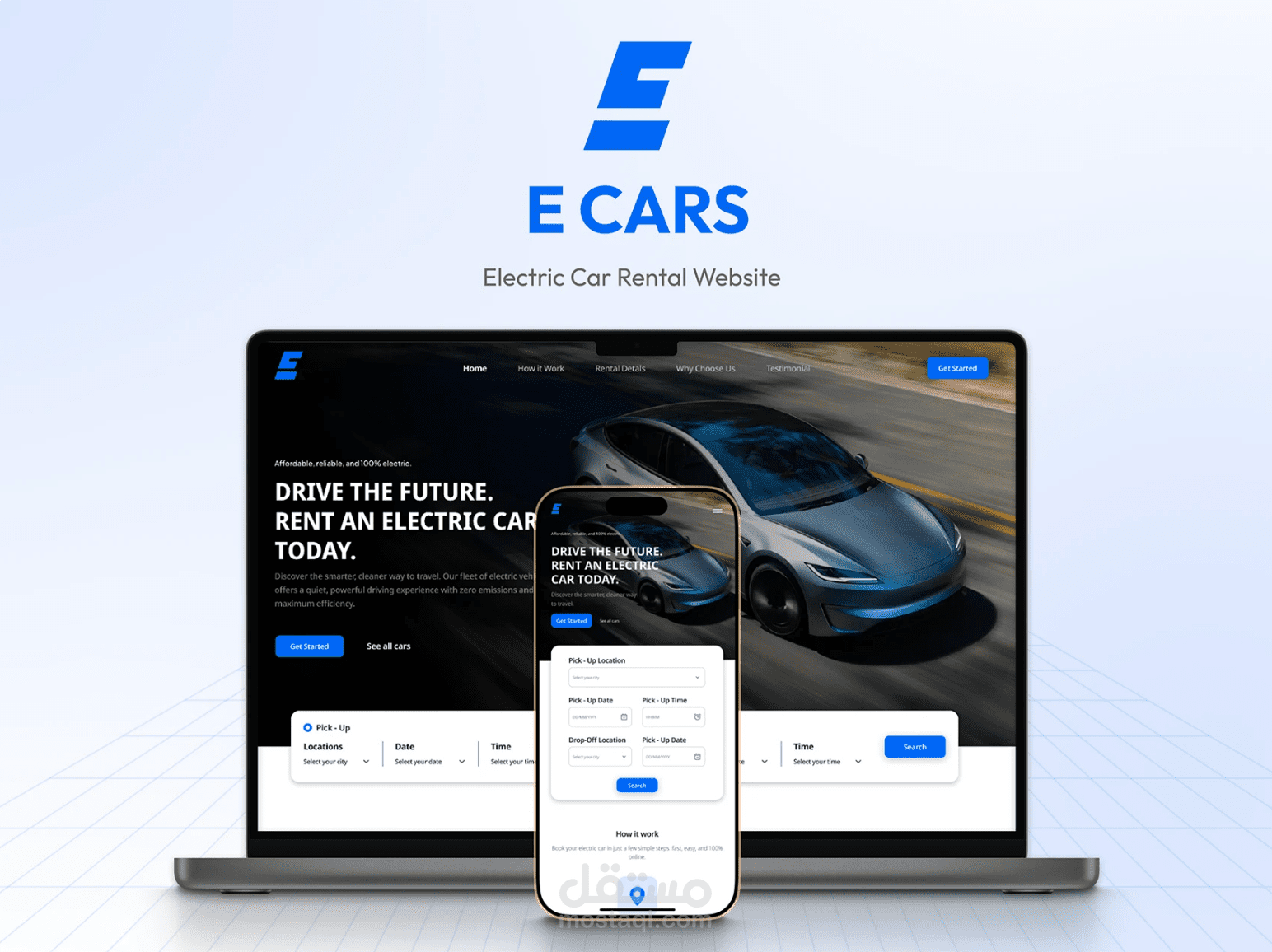 E-Cars – A Platform for Renting Electric Cars