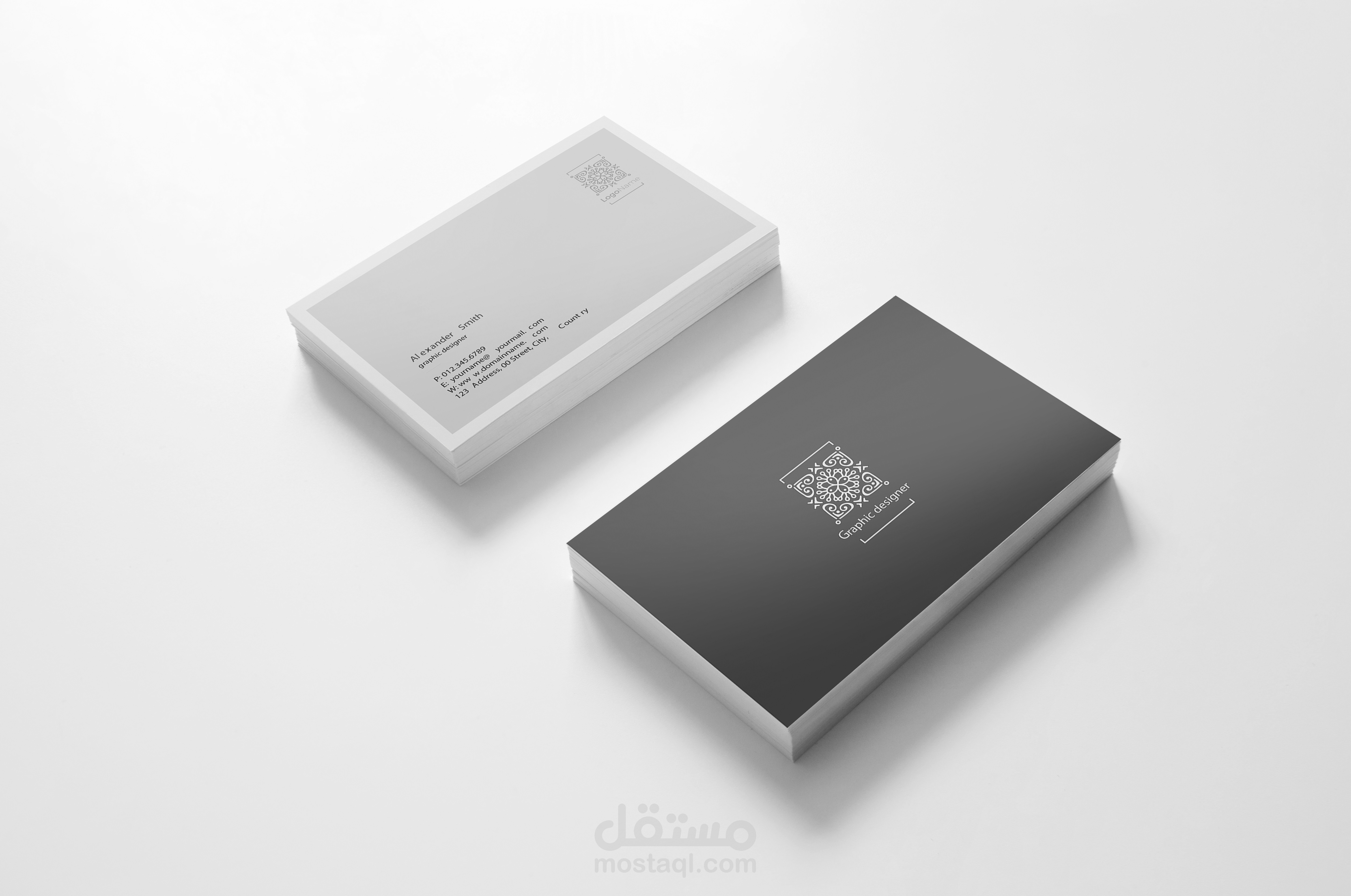 تصميم بطاقات اعمال