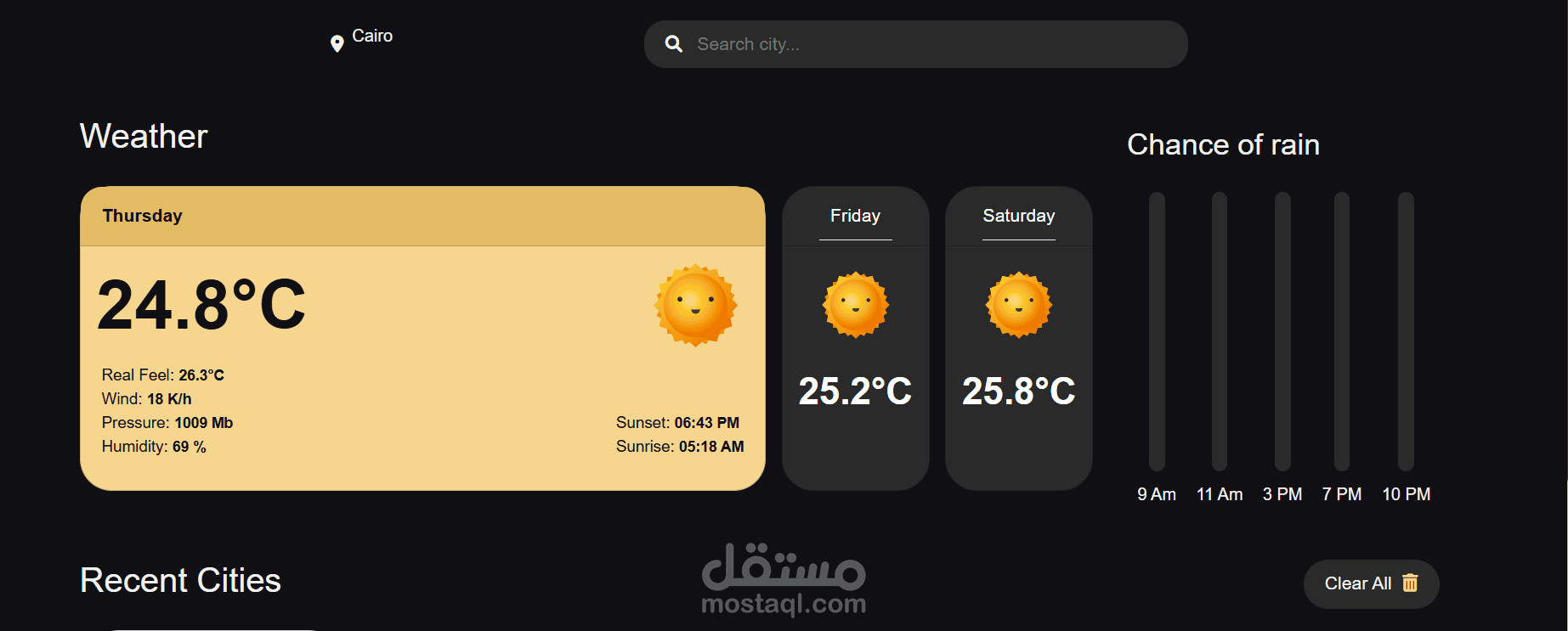 weather app