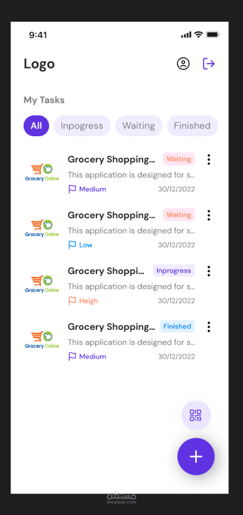 Taskora App – تطبيق إدارة المهام المتقدمة