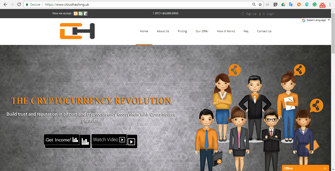 صفحة هبوط لشركة خاصة