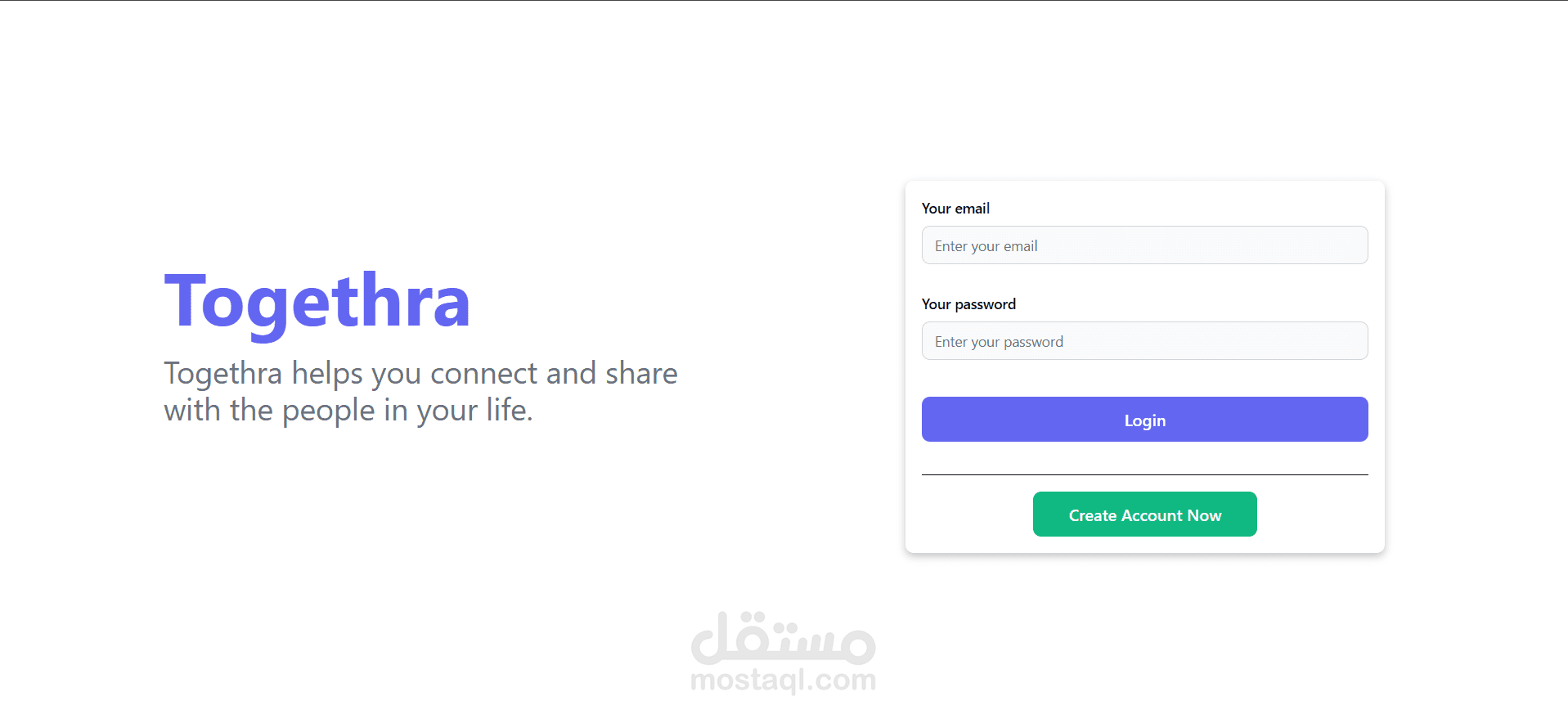 Togethra social app