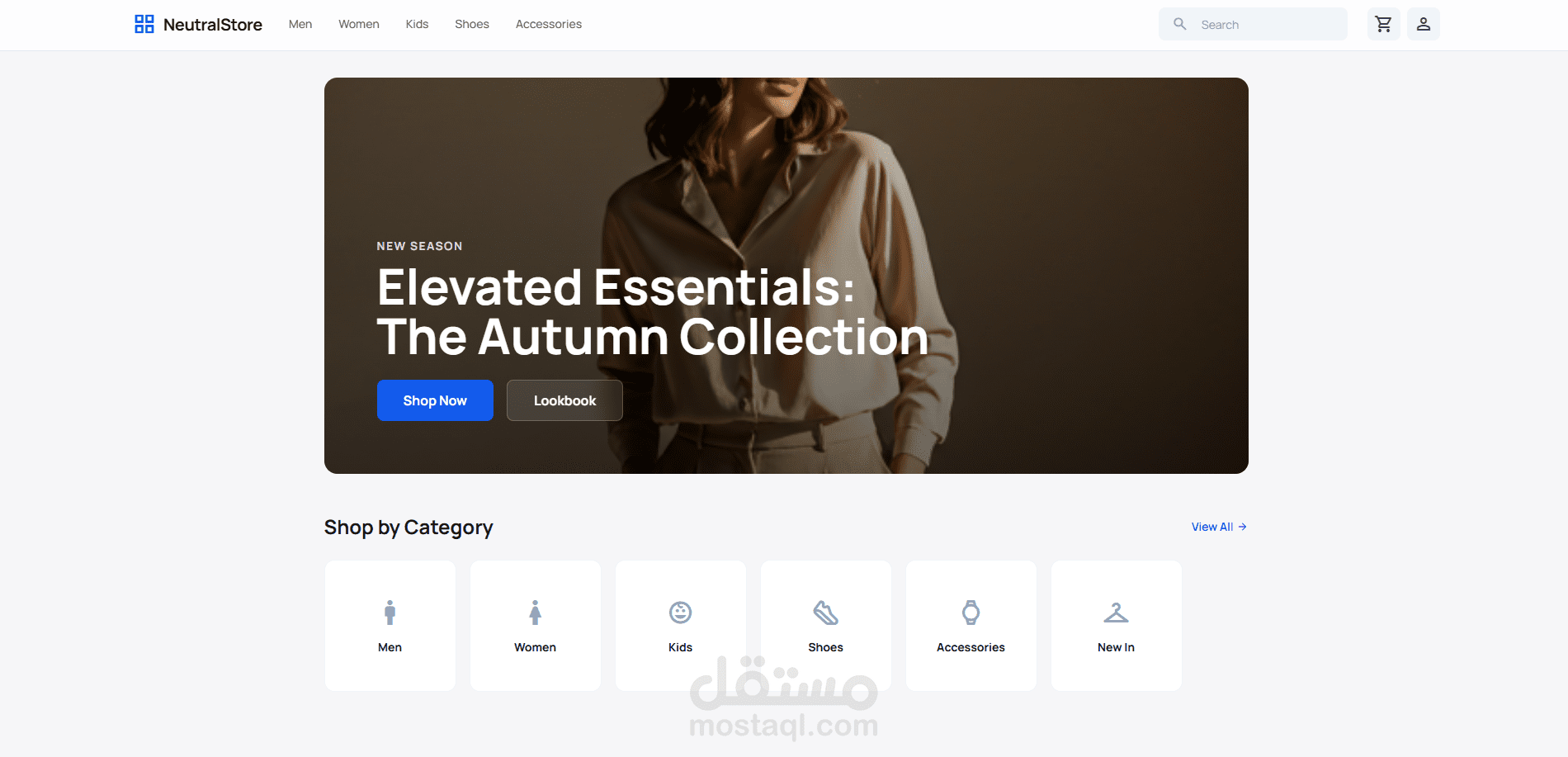 NeutralStore – أناقة عصرية بتصاميم بسيطة لكل المواسم