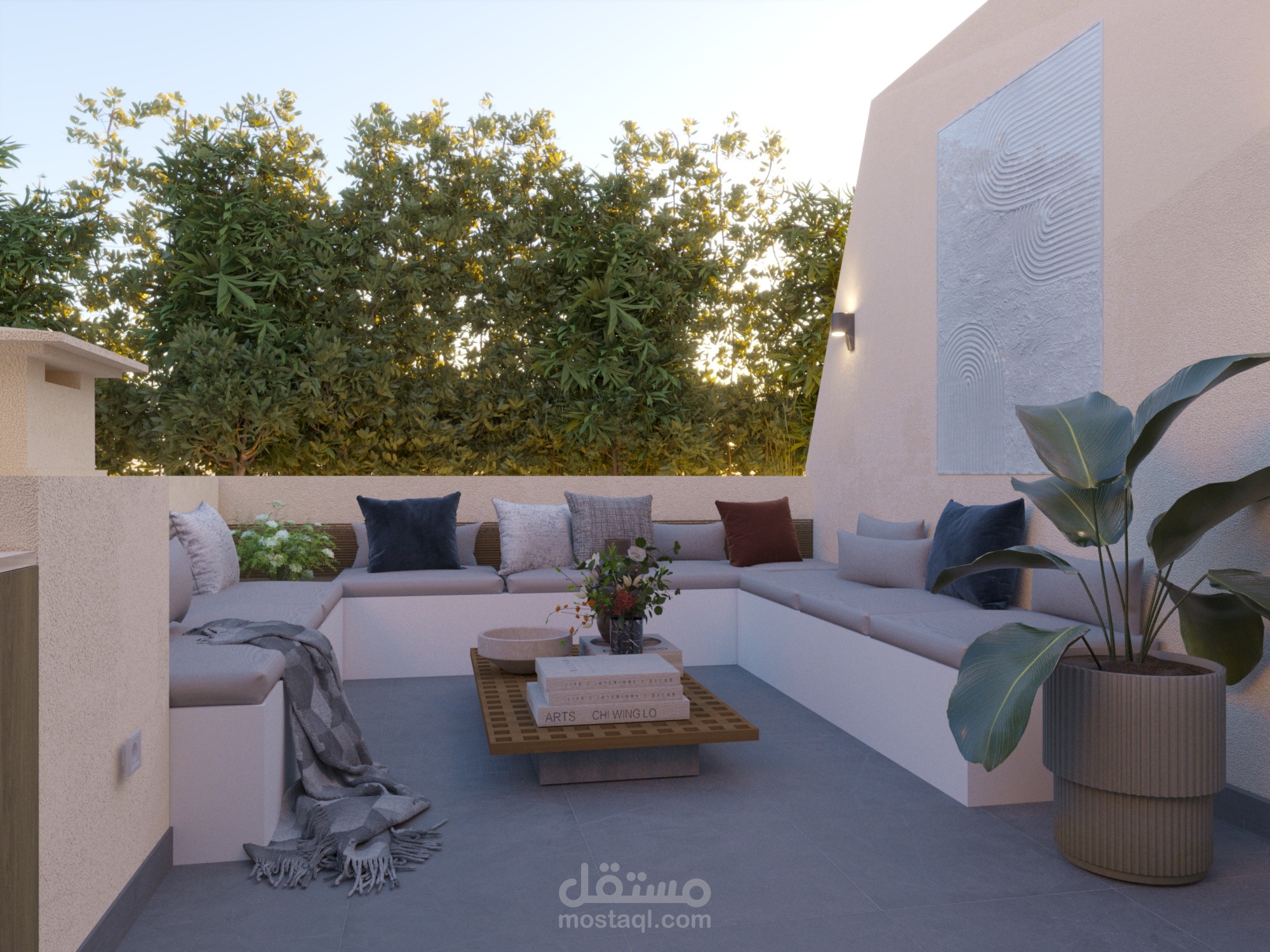 تصميم داخلى لروف سكنى