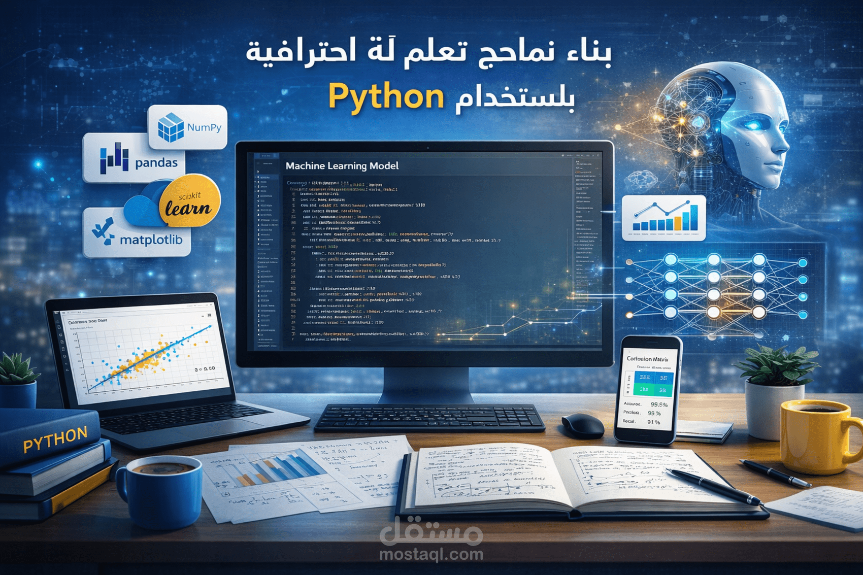 بناء نماذج تعلم آلة احترافية باستخدام Python