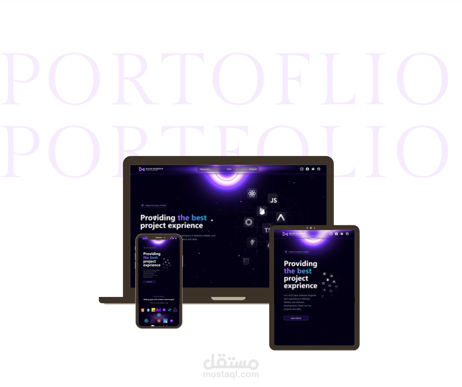 portfolio احترافي