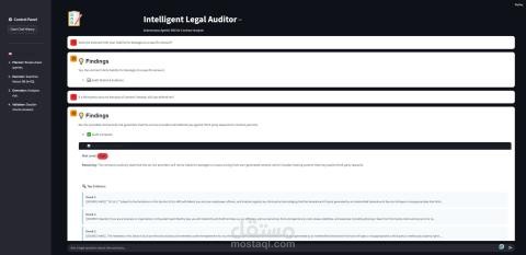 Intelligent Legal Auditor (Autonomous Agentic RAG)
