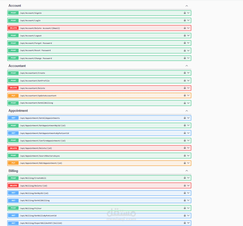 Hospital Management System built with ASP.NET Core Web API