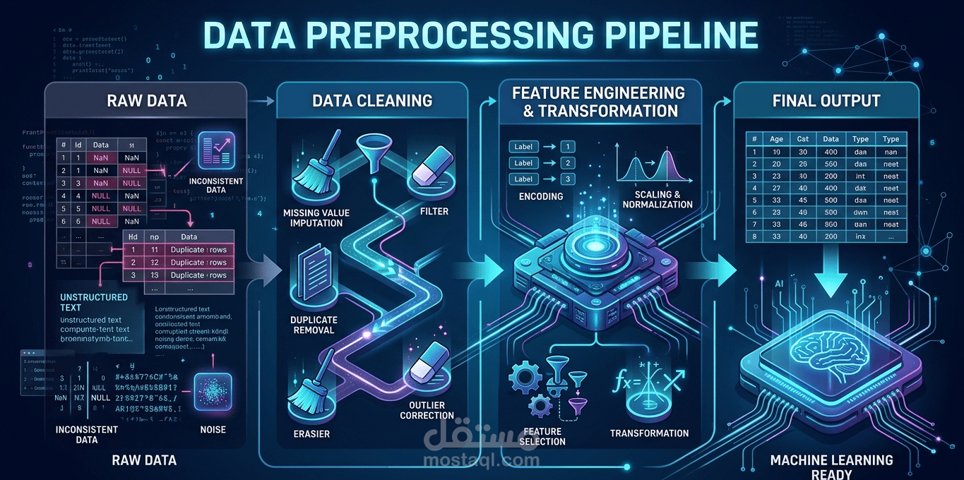 Professional Data Preprocessing Pipeline for Machine Learning Projects