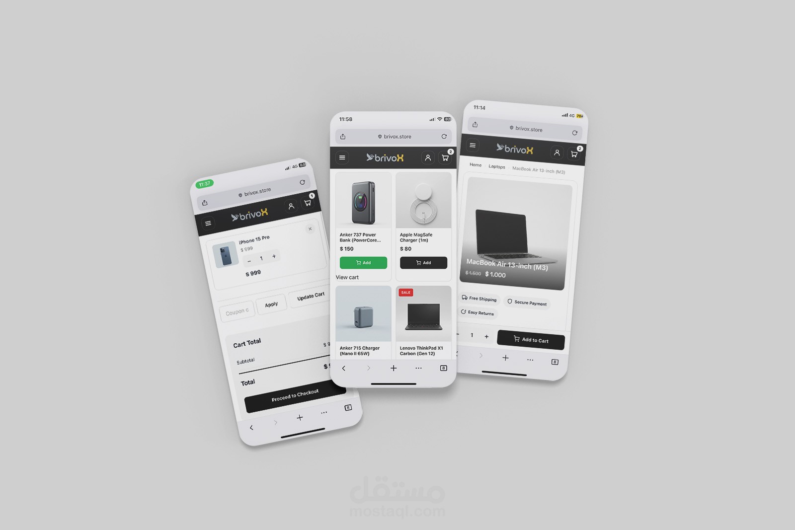 Brivox WooCommerce Theme — Mobile-First Store UI (2026)