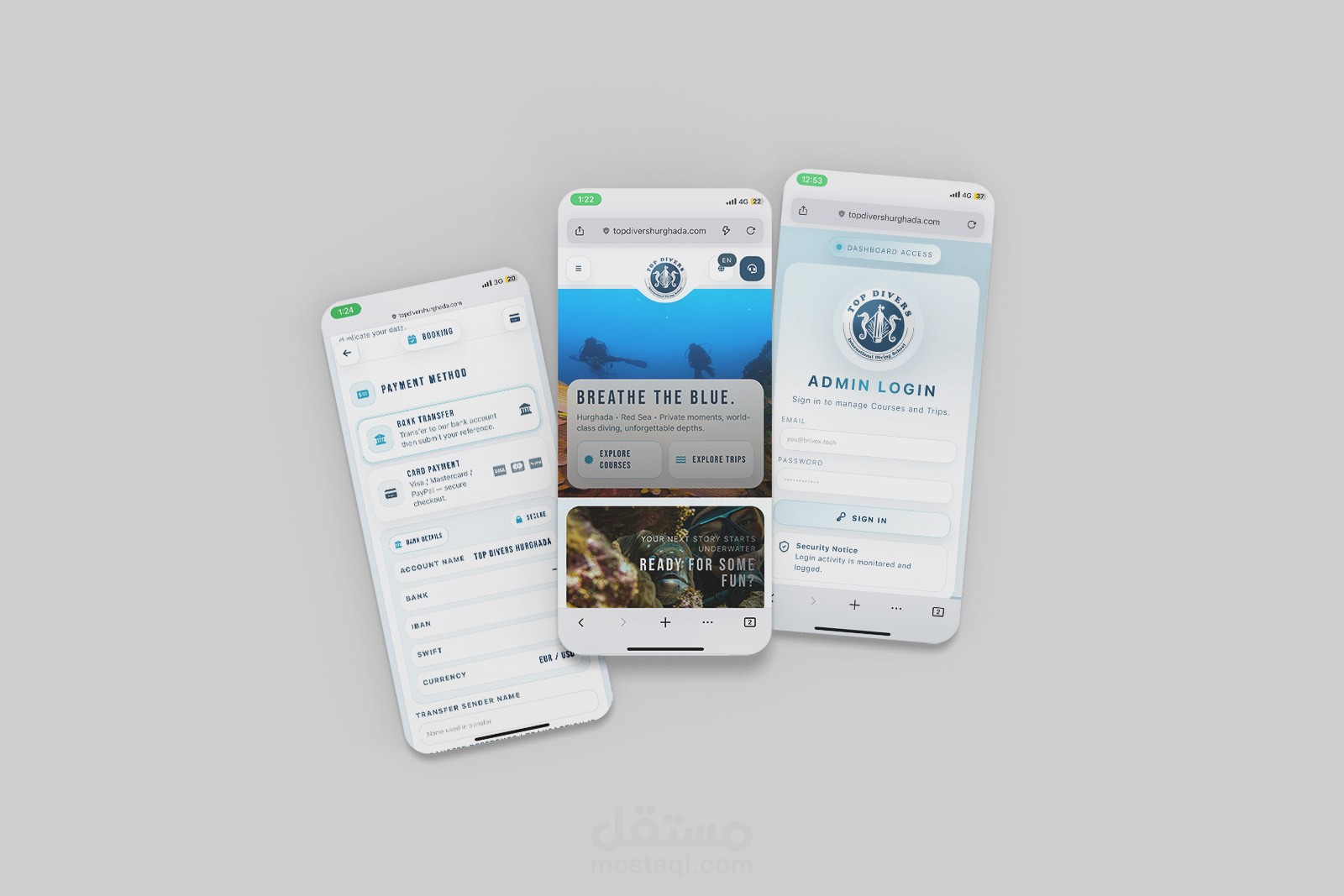 Headless Booking + Admin Dashboard (Next.js / PocketBase)