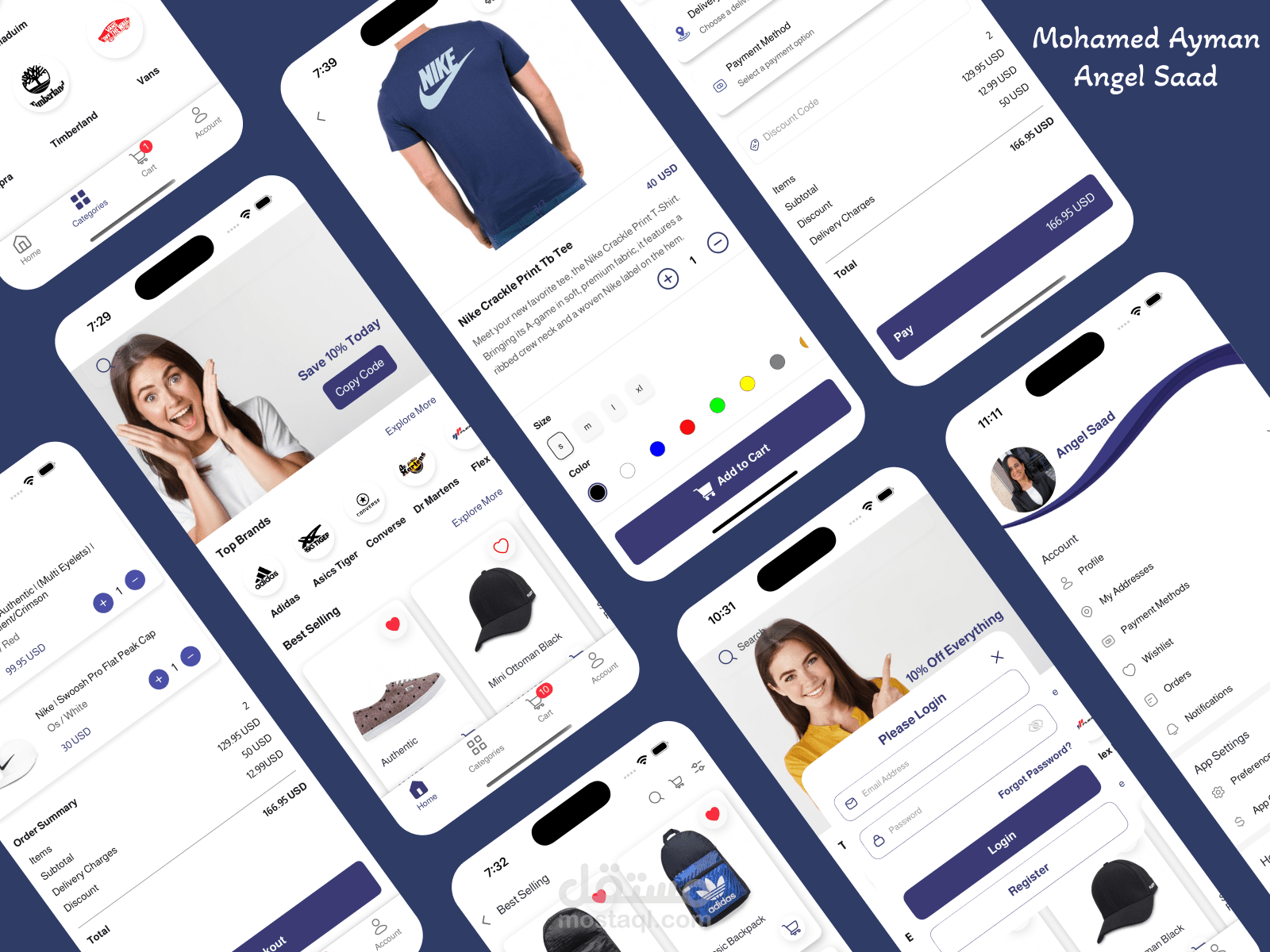 تطبيق تسوق iOS عصري ومصمم خصيصًا لعرض وإدارة منتجات Shopify — تجربة شراء سريعة وآمنة