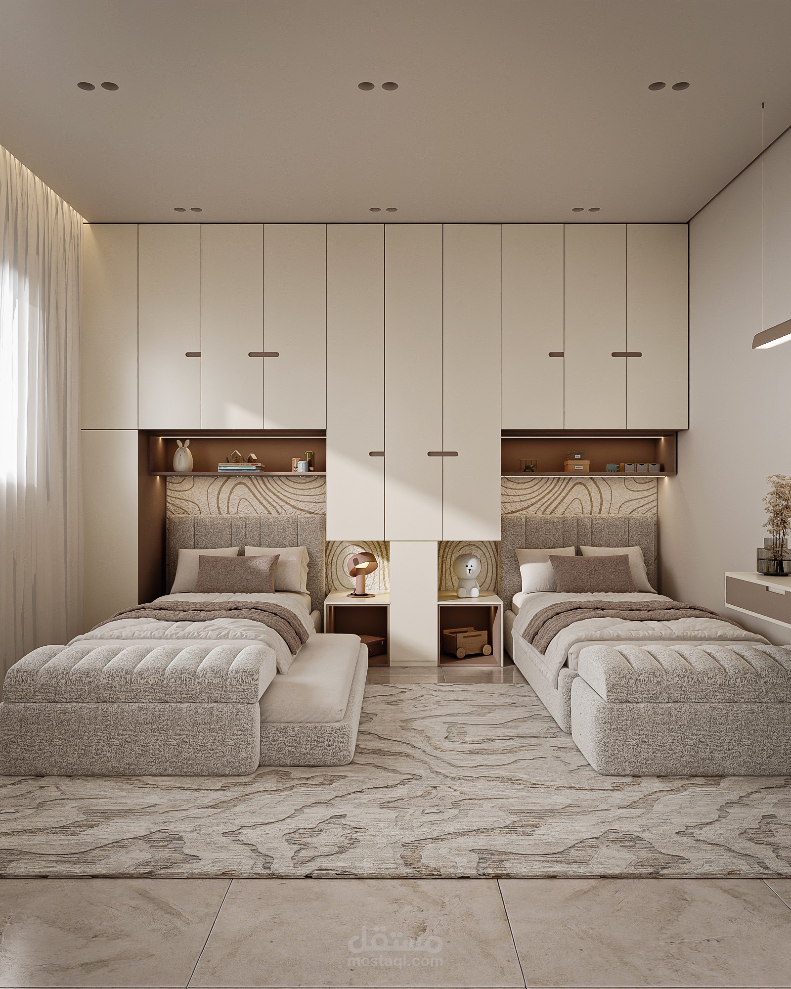 Modern Kids Room Design & Visualization
