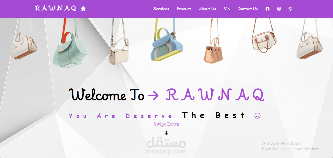 landing page