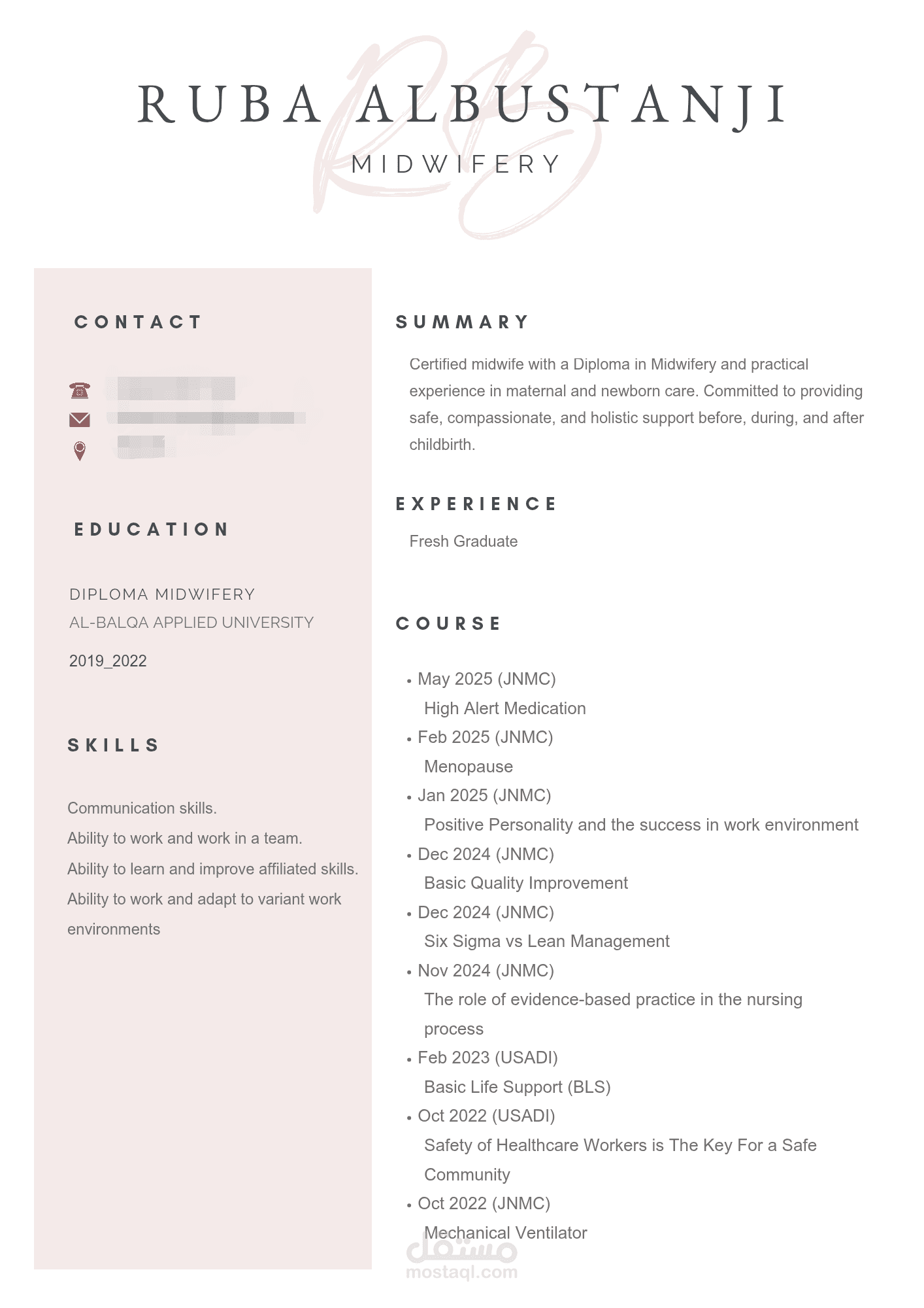 سيرة ذاتية cv