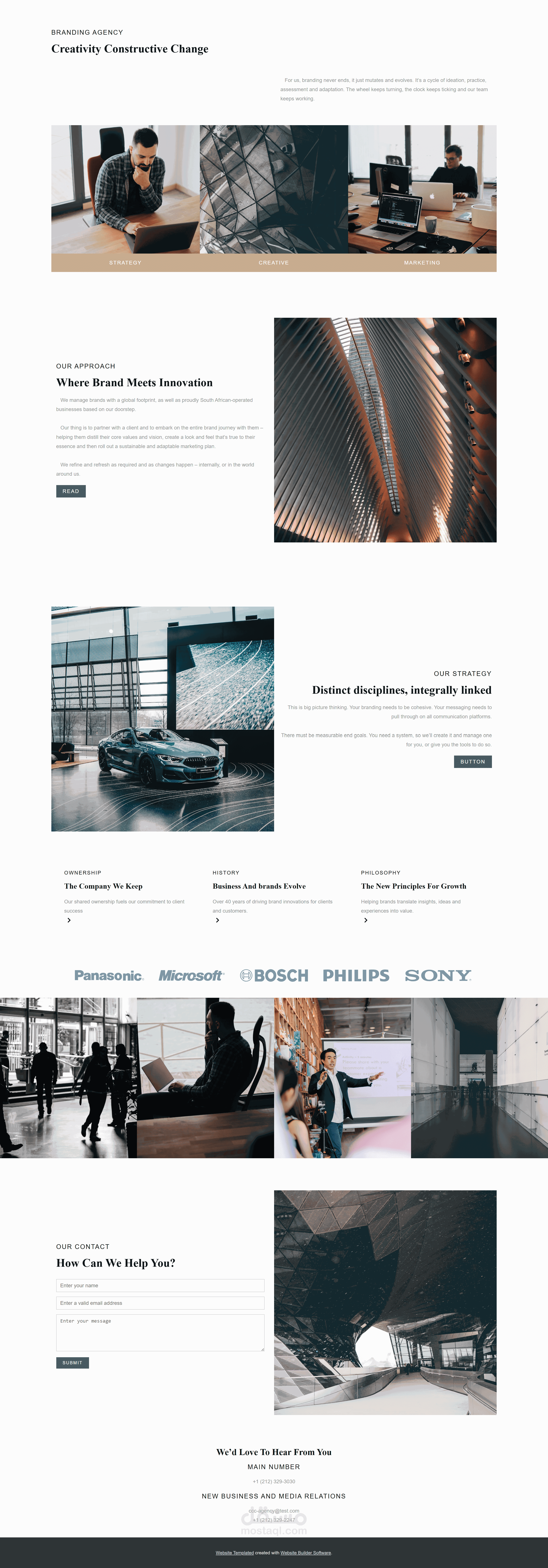 بناء وتطوير علامة تجارية متكاملة لشركة (Agency Branding Project)