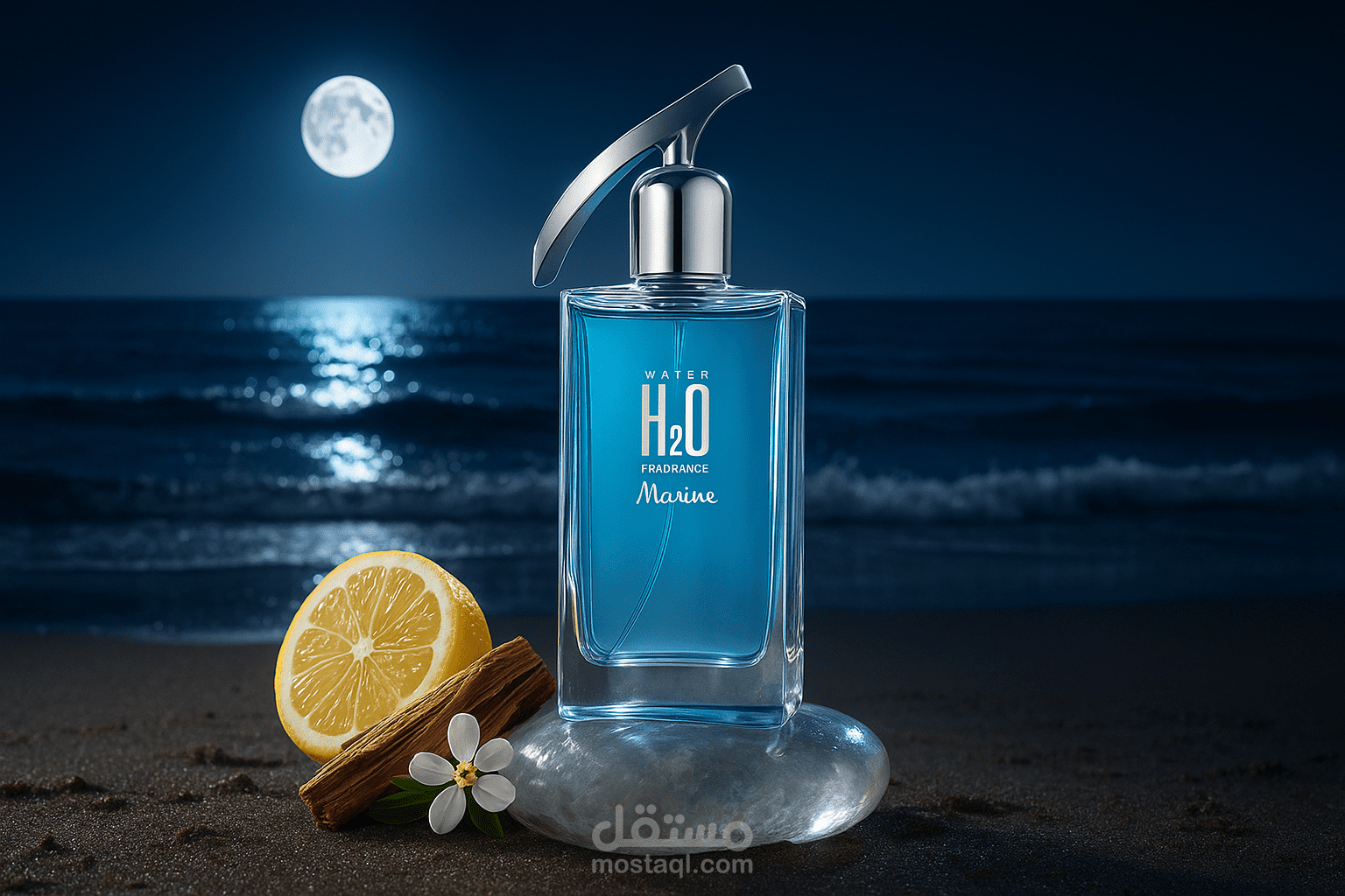 تصميم  عطور " شركة درعه" بالذكاء الاصطناعي