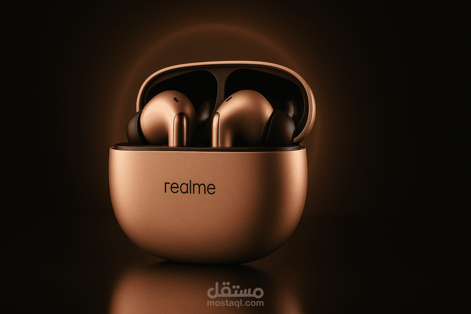 تصميم منتج Realme Earbuds  بالذكاء الاصطناعي