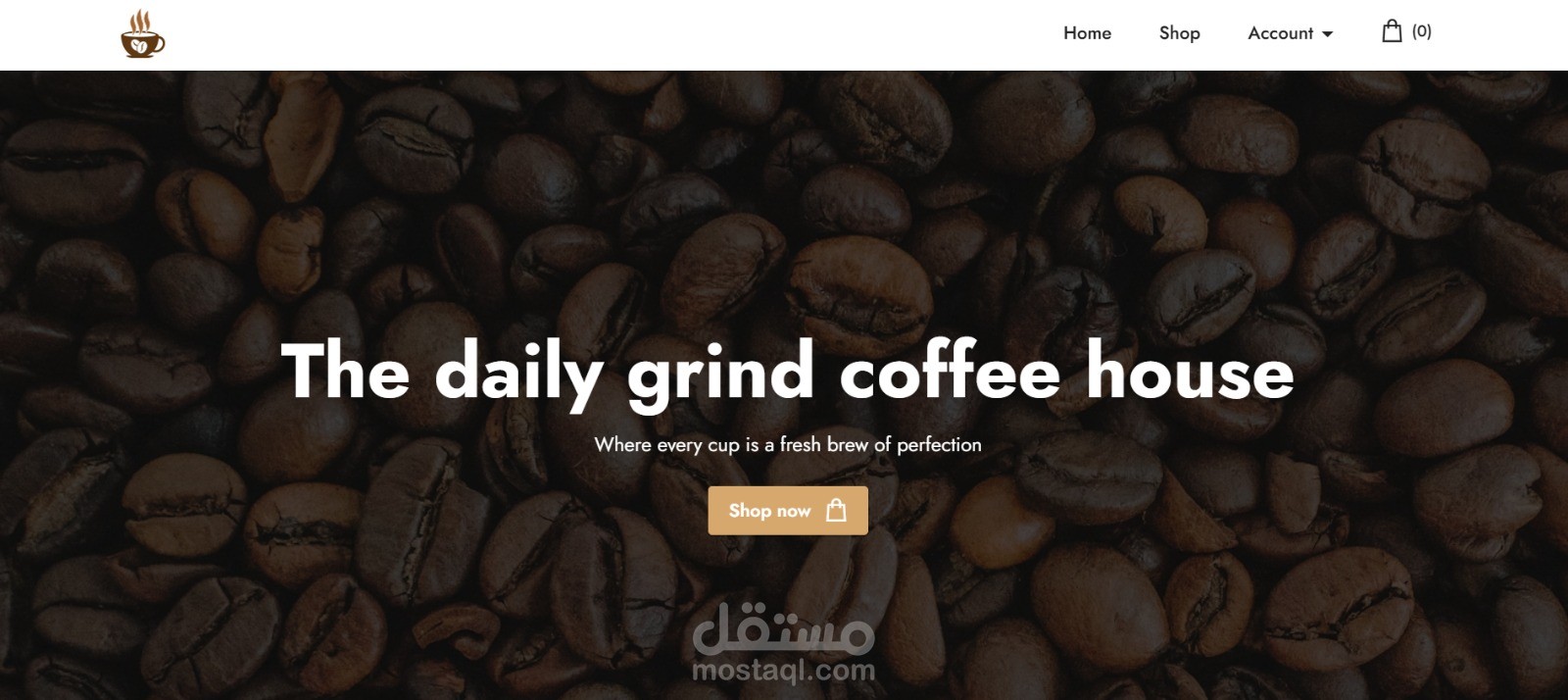E-commerce Coffee Shop