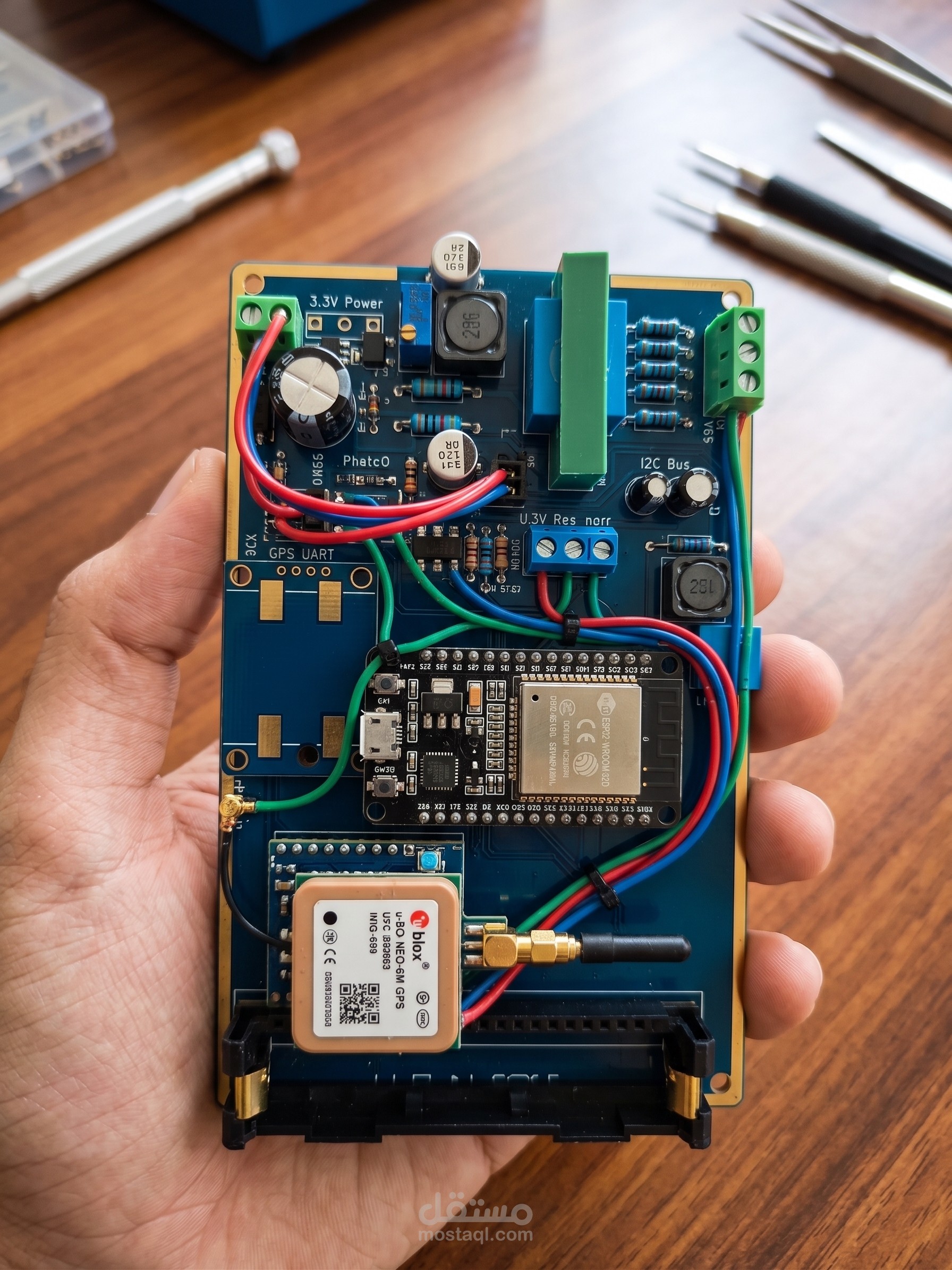 Custom IoT GPS Tracker Prototype