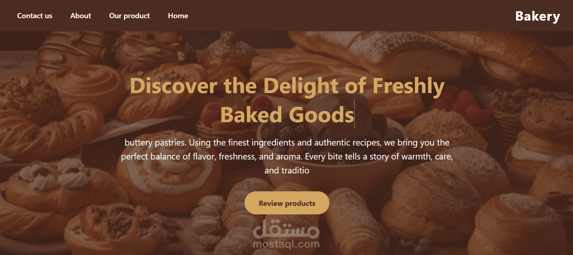 تصميم موقع  عروض منتجات باستخدام HTML وCSS