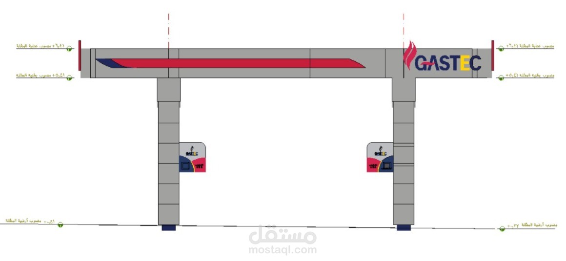 gas station