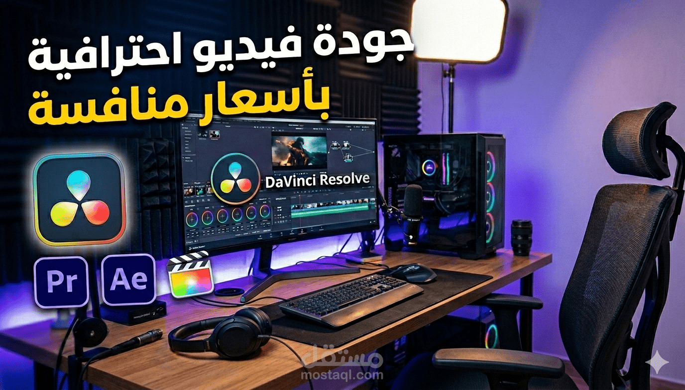 ✔︎ مونتاج احترافي للفيديوهات القصيرة ✔︎