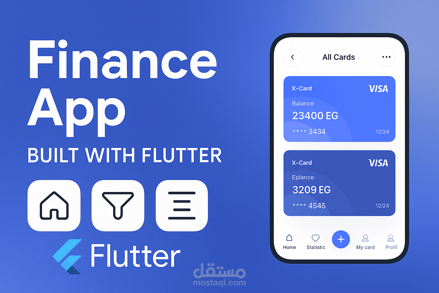 تطبيق Finance App – إدارة العمليات المالية بسهولة وسرعة