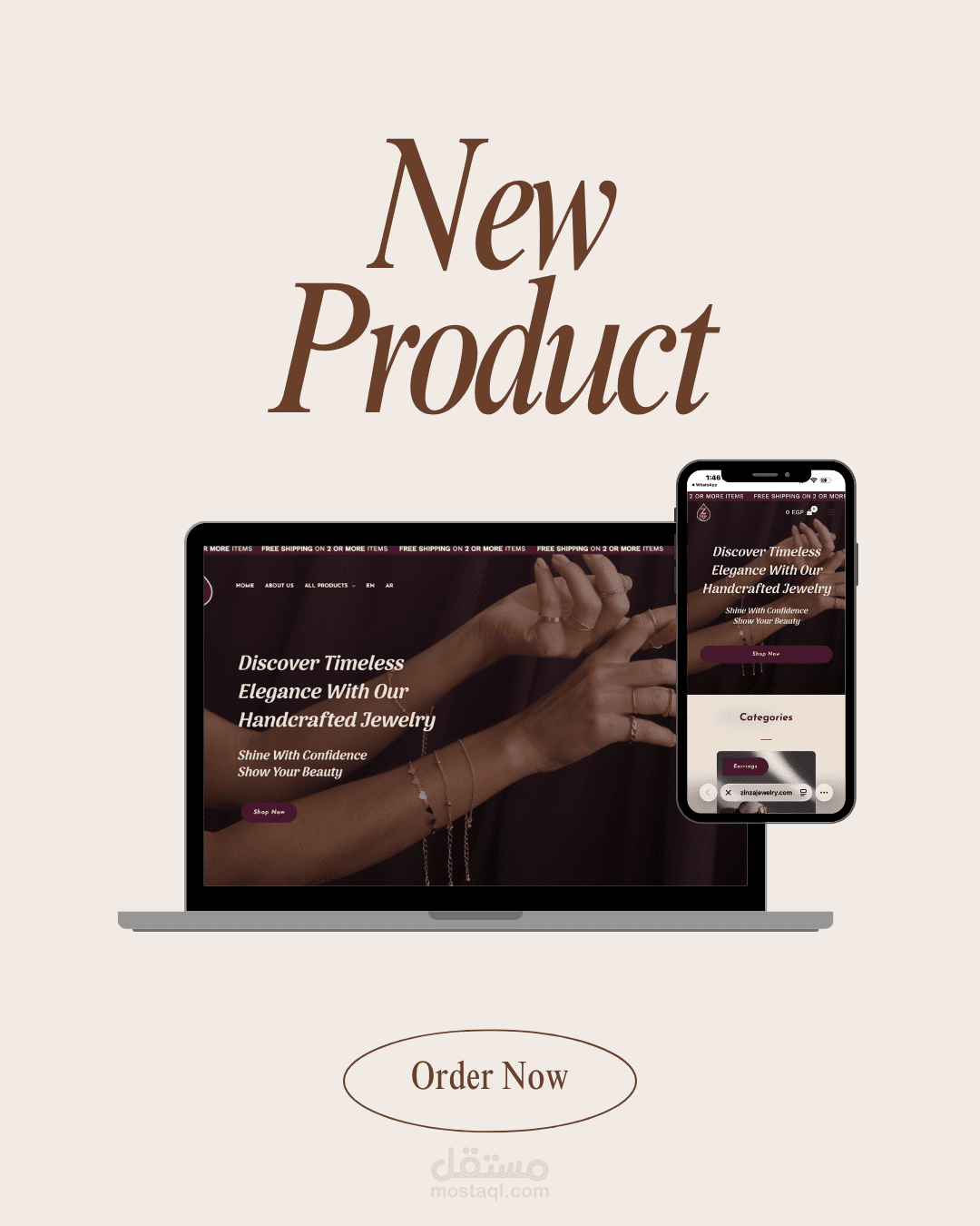 Accessories E-Commerce Website Design