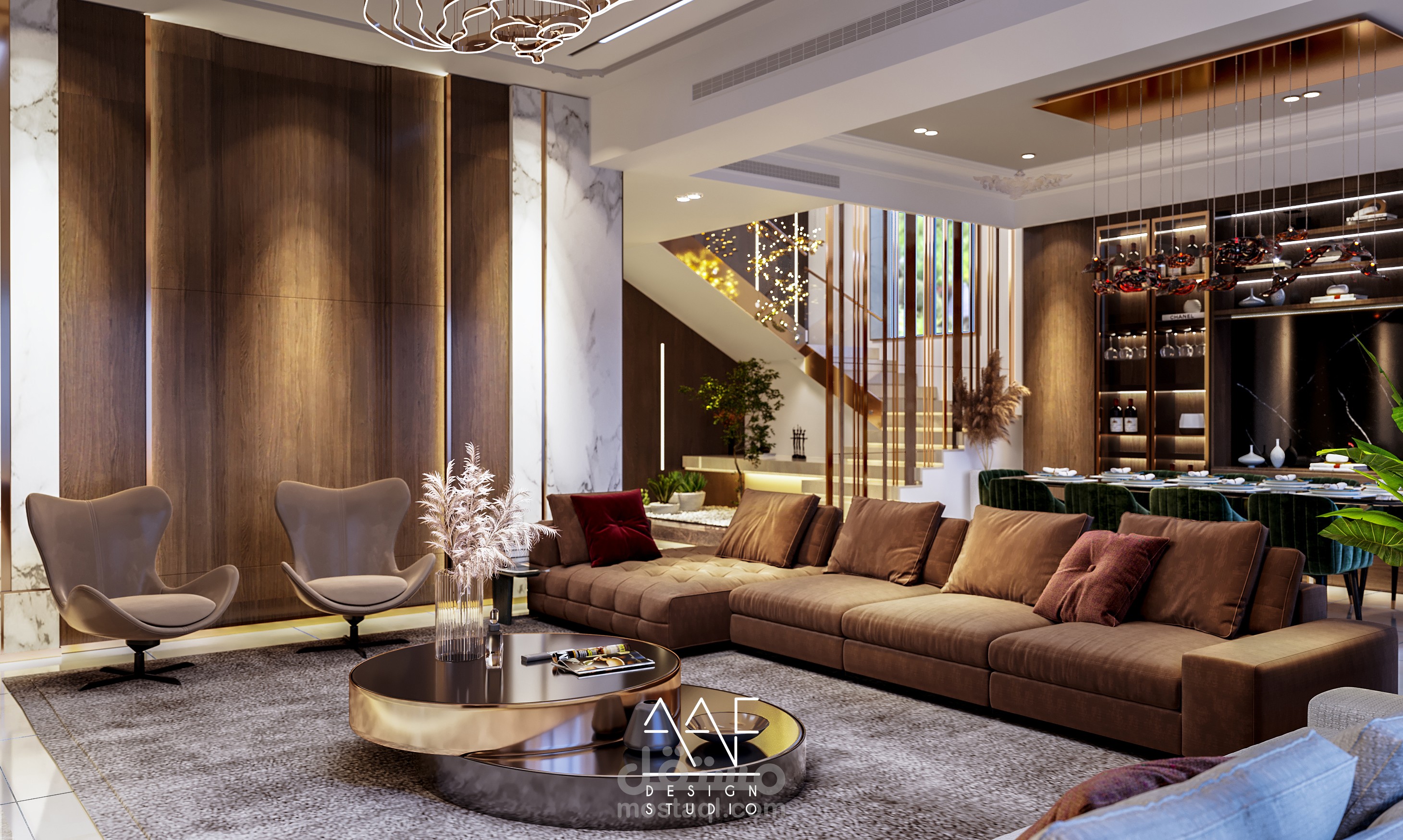 تصميم فيلا فاخرة