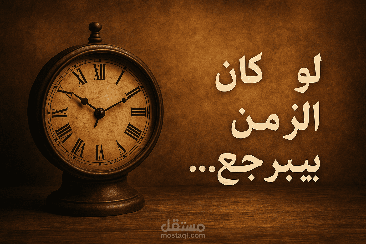 لو كان الزمن بيرجع