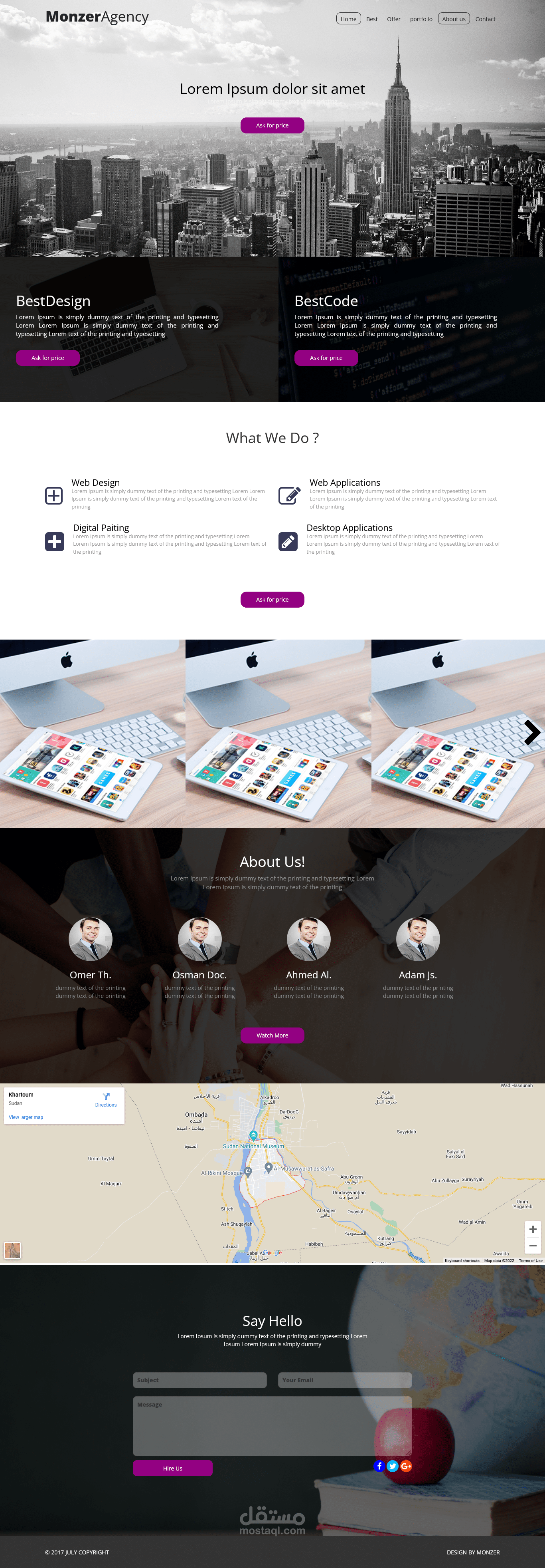 تصميم موقع الكتروني - تحويل صورة الي موقع وكالة لتصميم مواقع والجرافيك وبرمجة التطبيقات