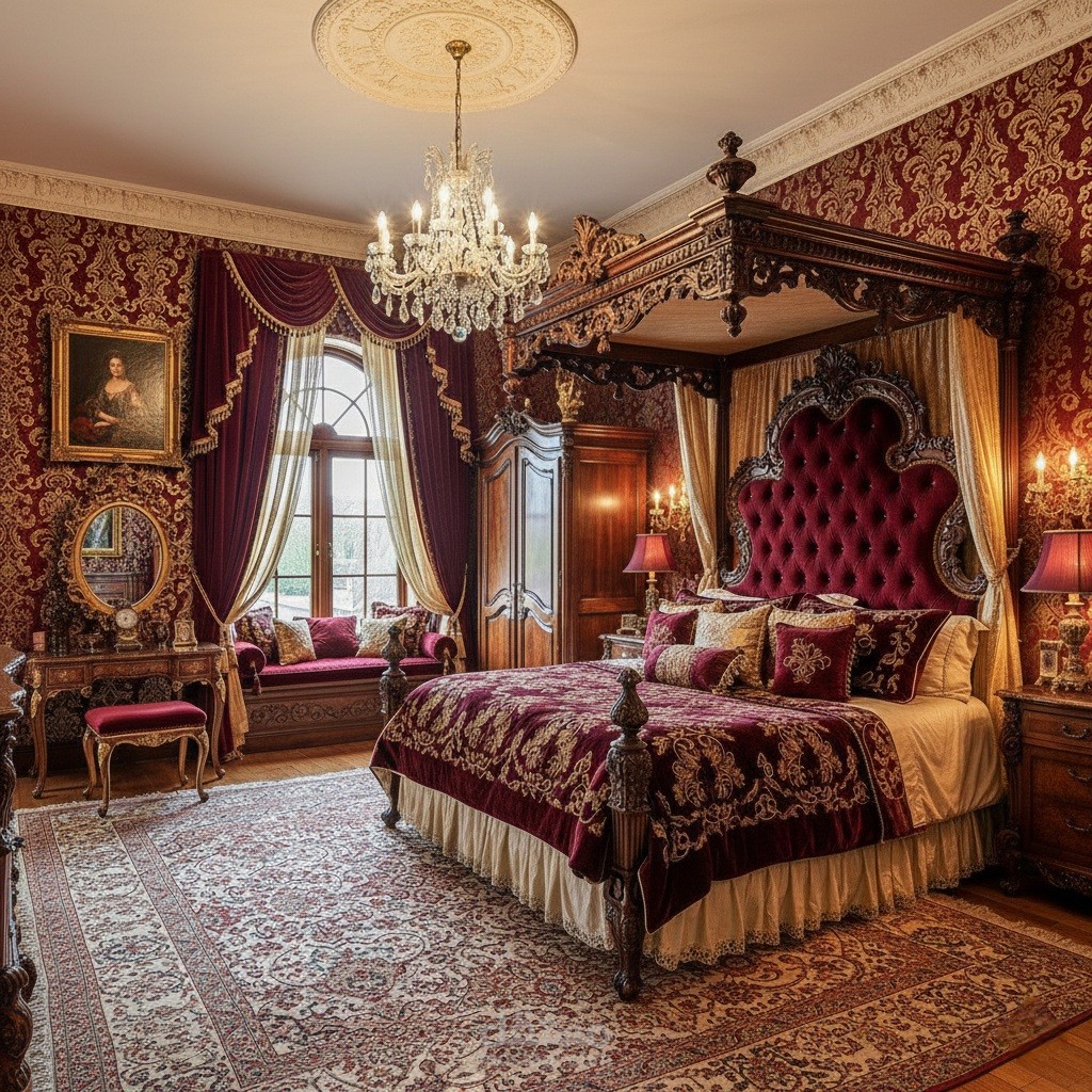 Victorian-style bedroom