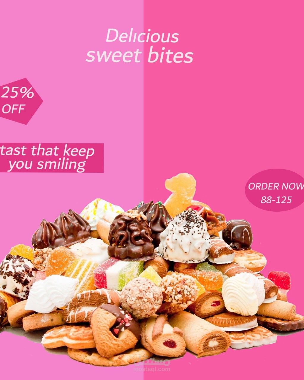 لقيمات حلوة… سعادة في كل قضمة